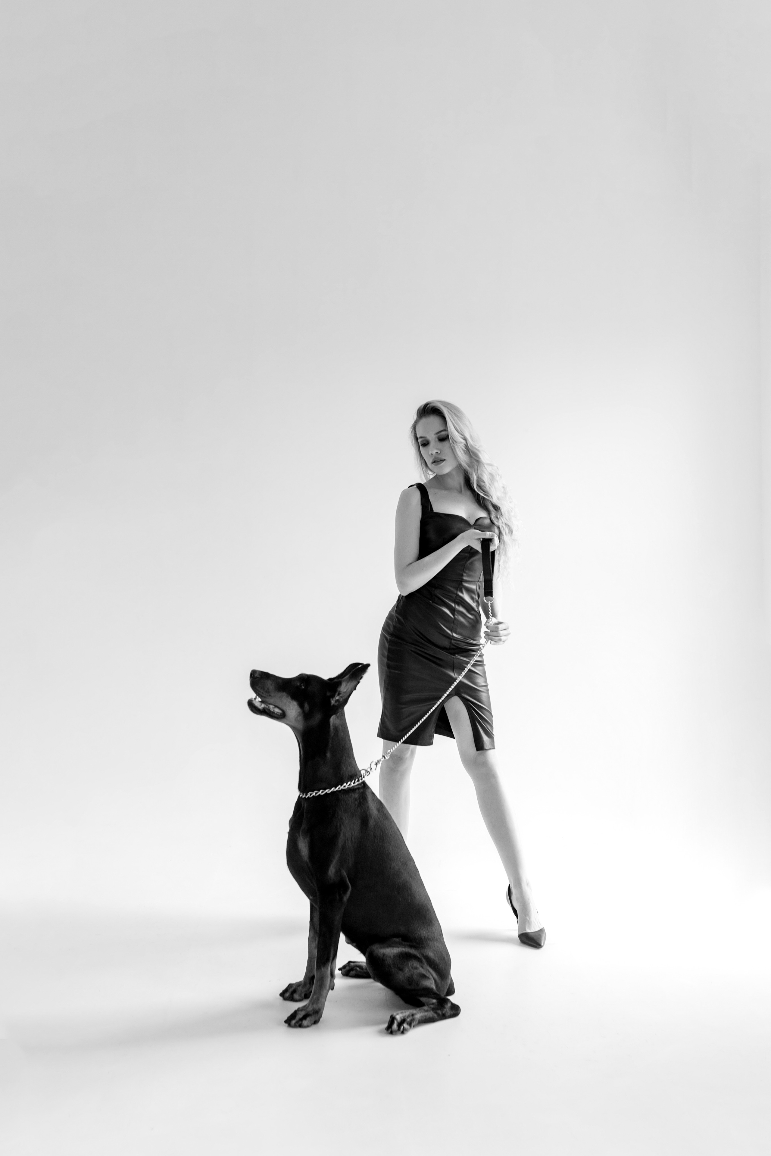 Валя и доберман. Семейный и женский фотограф в Ростове-на-Дону Екатерина Фитисова