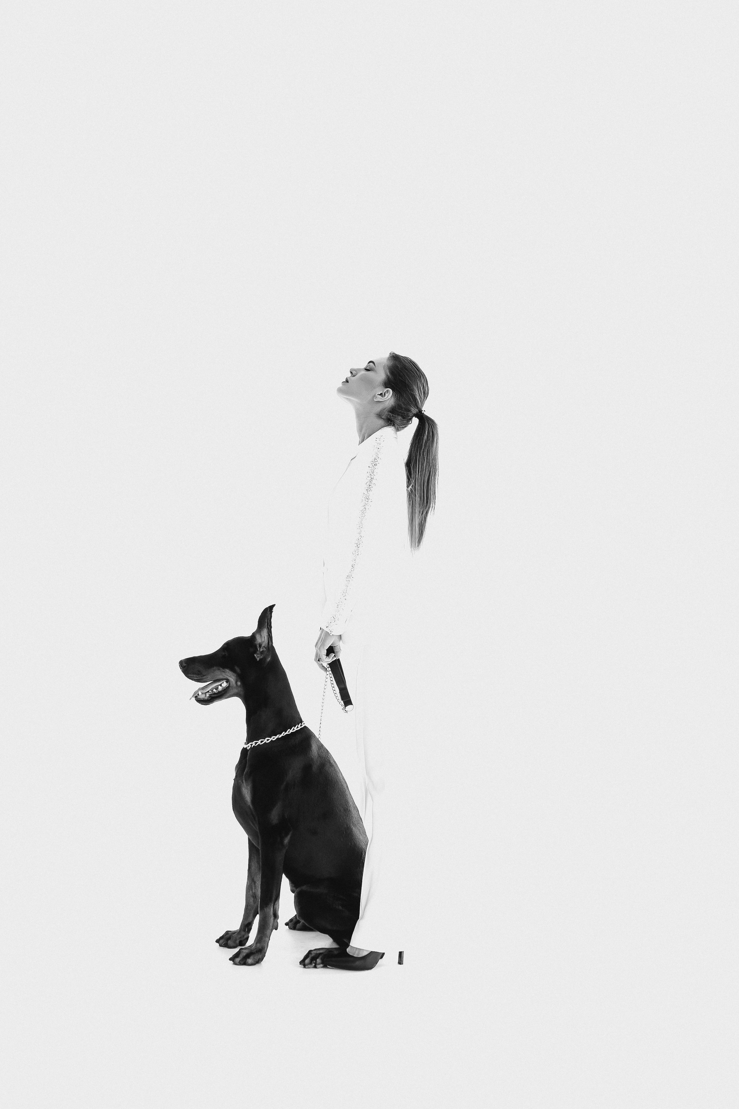 Наталья и доберман. Семейный и женский фотограф в Ростове-на-Дону Екатерина Фитисова