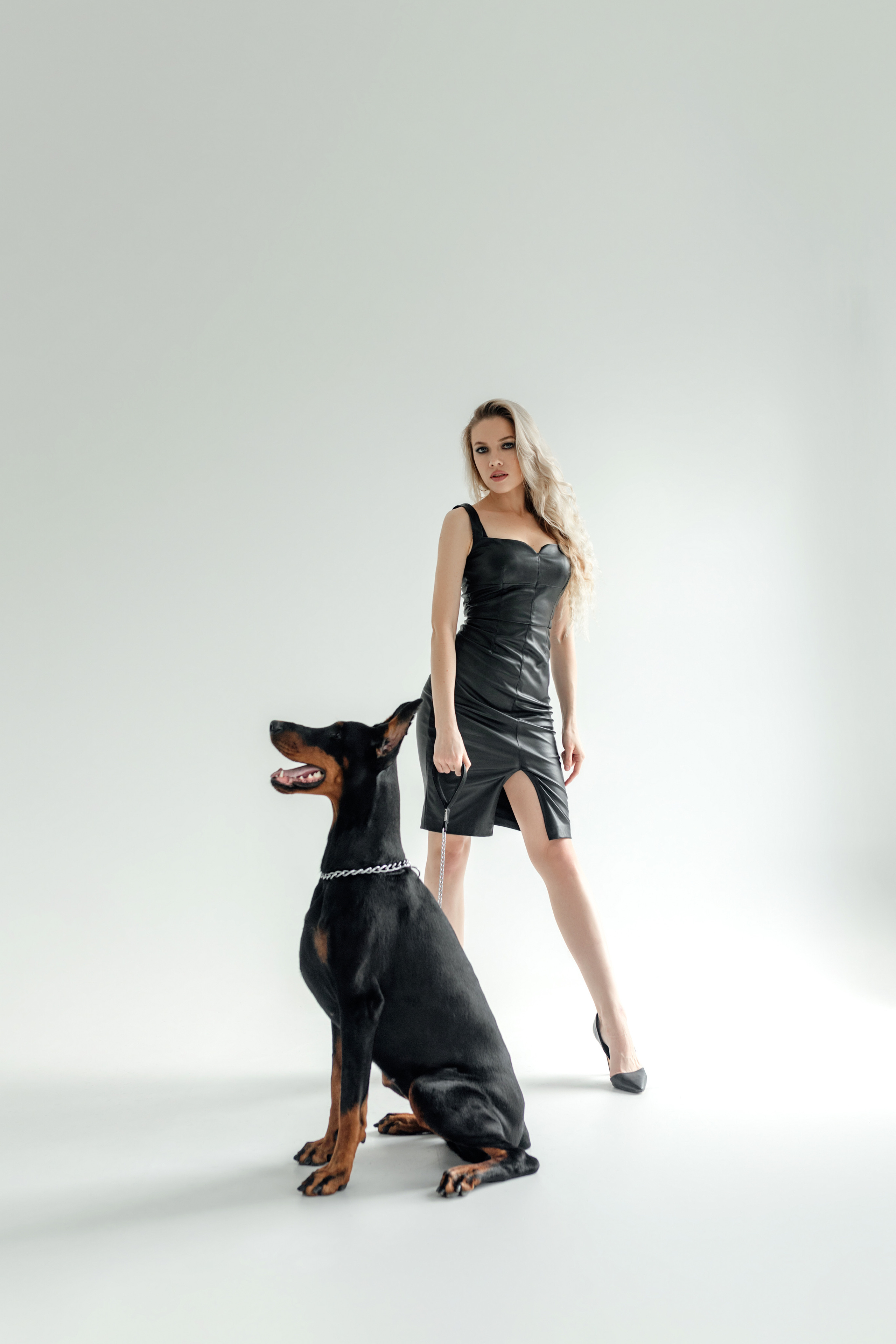 Валя и доберман. Семейный и женский фотограф в Ростове-на-Дону Екатерина Фитисова