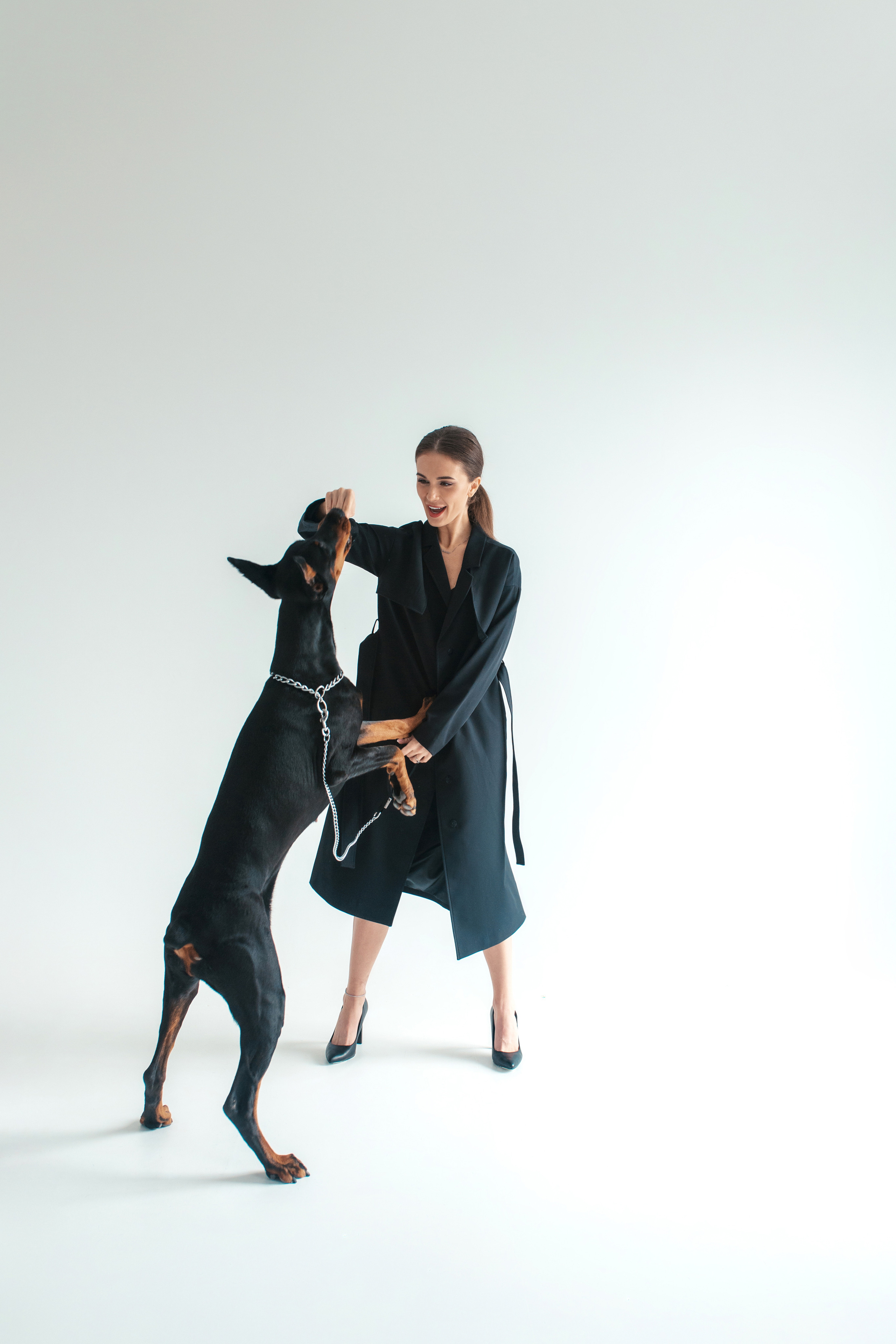 Наталья и доберман. Семейный и женский фотограф в Ростове-на-Дону Екатерина Фитисова