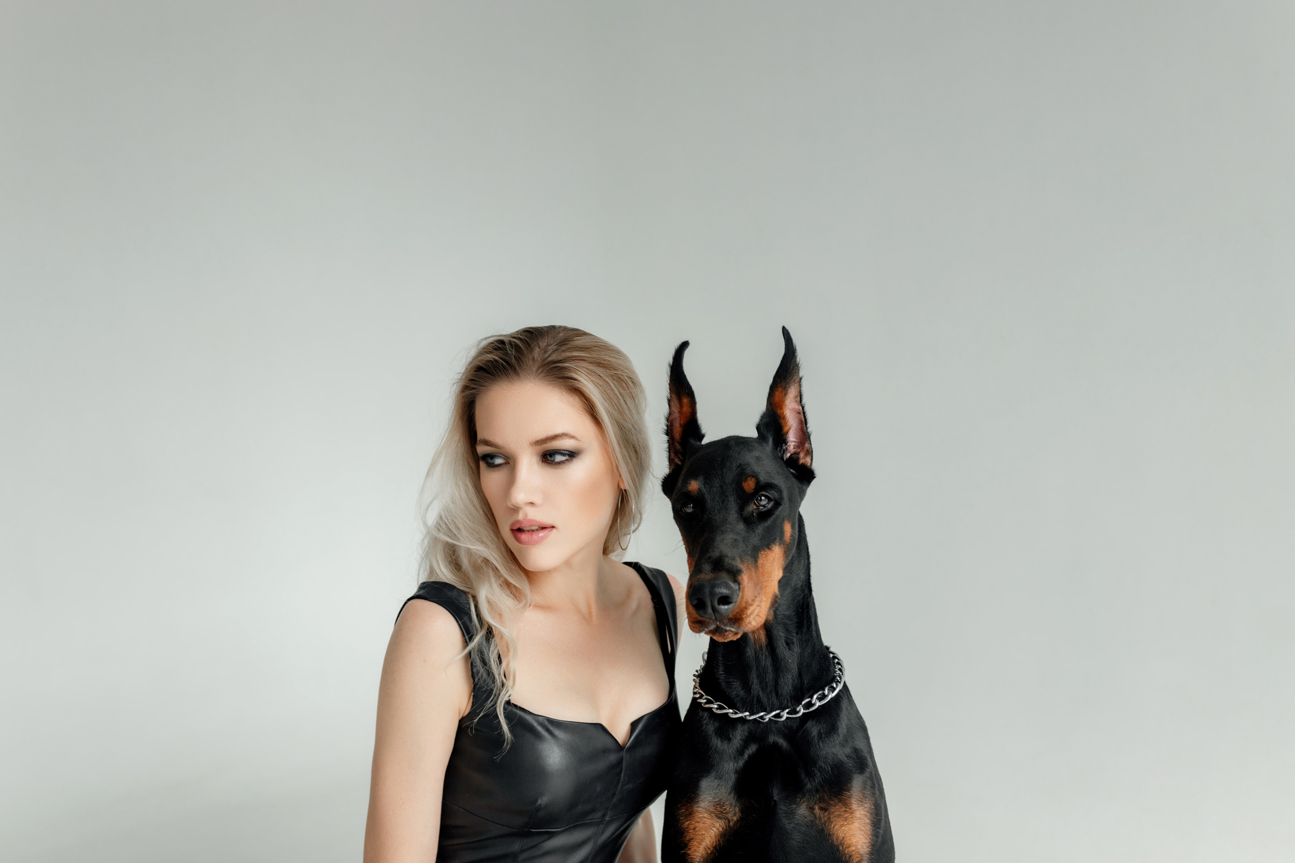 Валя и доберман. Семейный и женский фотограф в Ростове-на-Дону Екатерина Фитисова