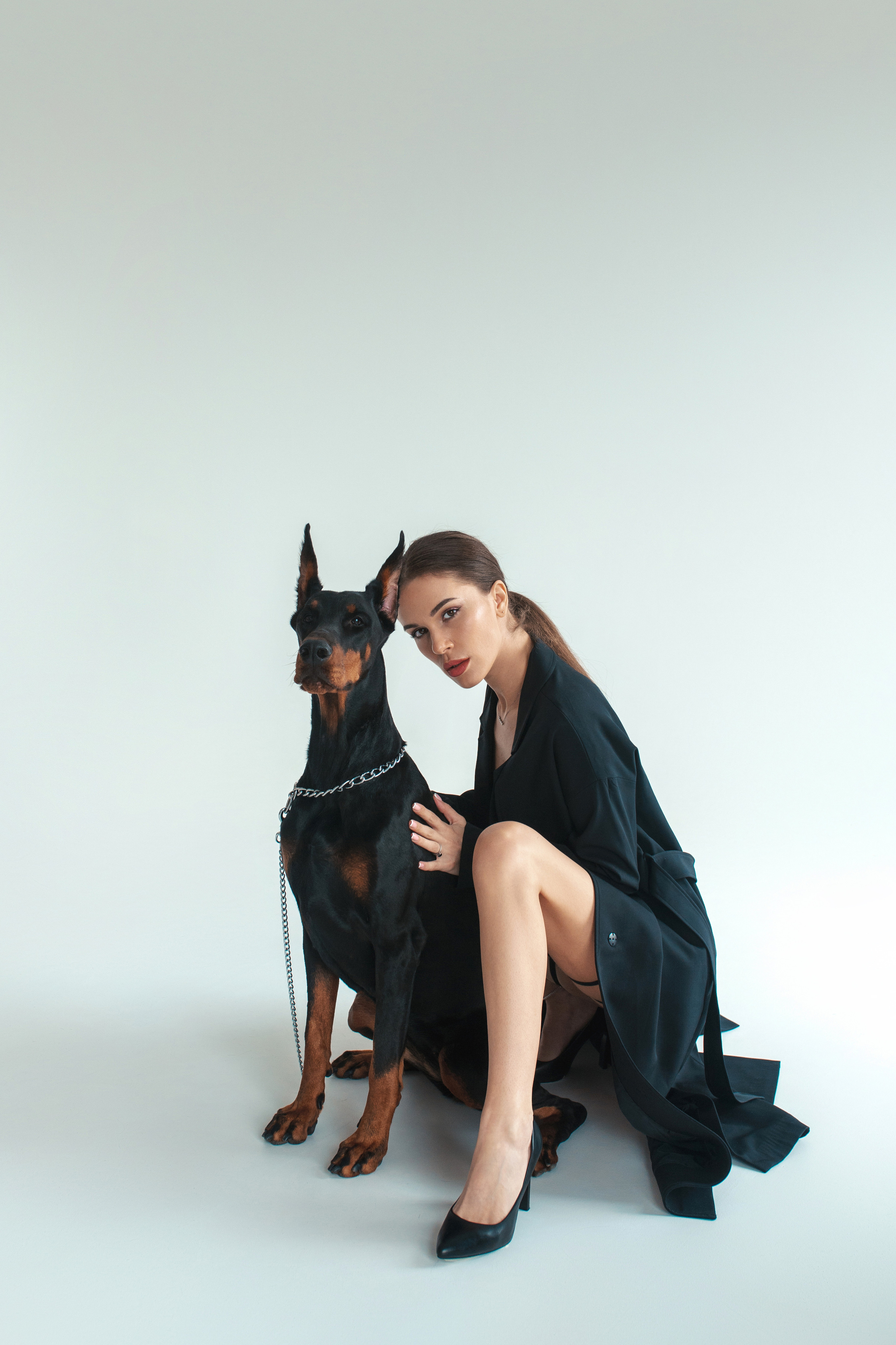 Наталья и доберман. Семейный и женский фотограф в Ростове-на-Дону Екатерина Фитисова