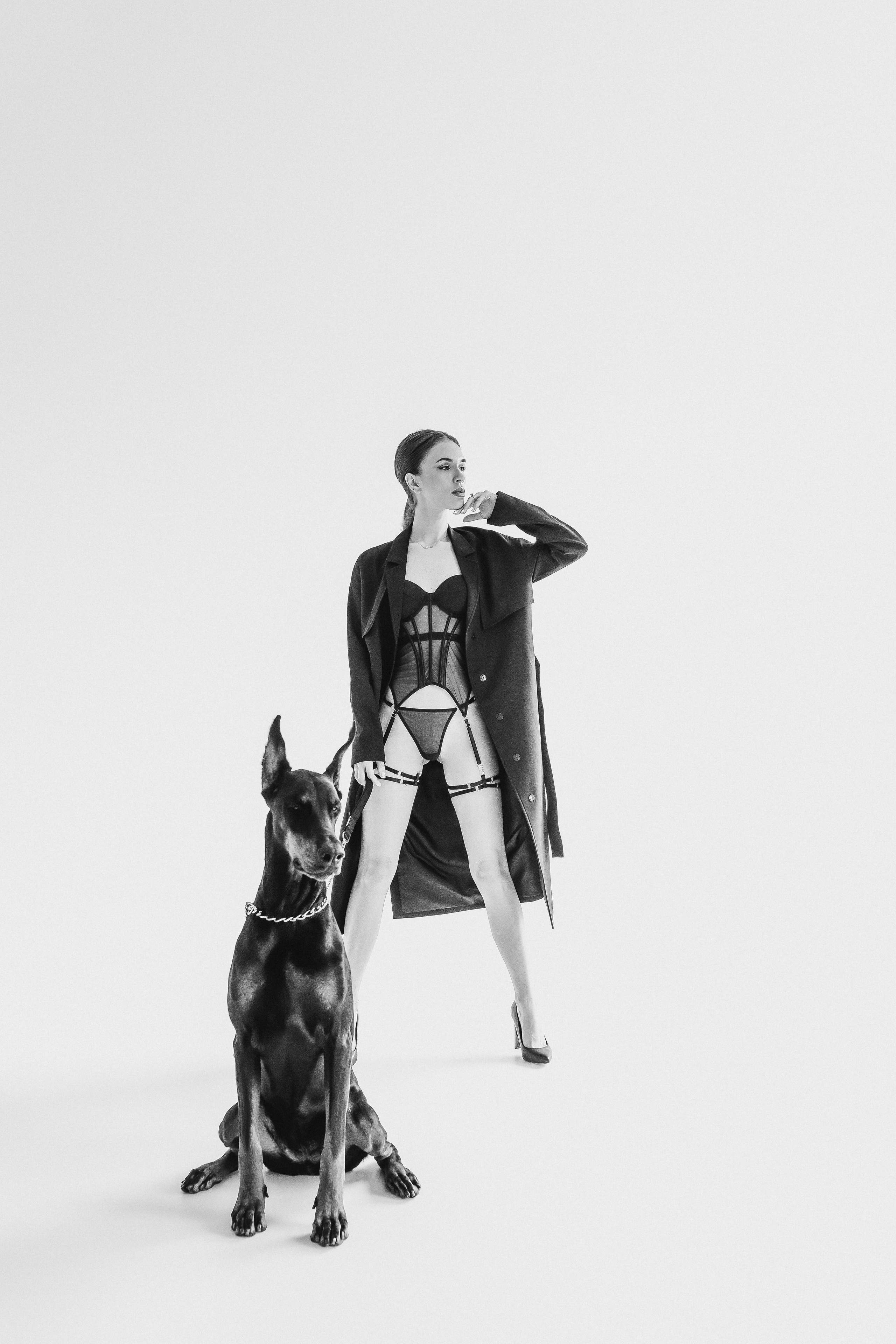 Наталья и доберман. Семейный и женский фотограф в Ростове-на-Дону Екатерина Фитисова