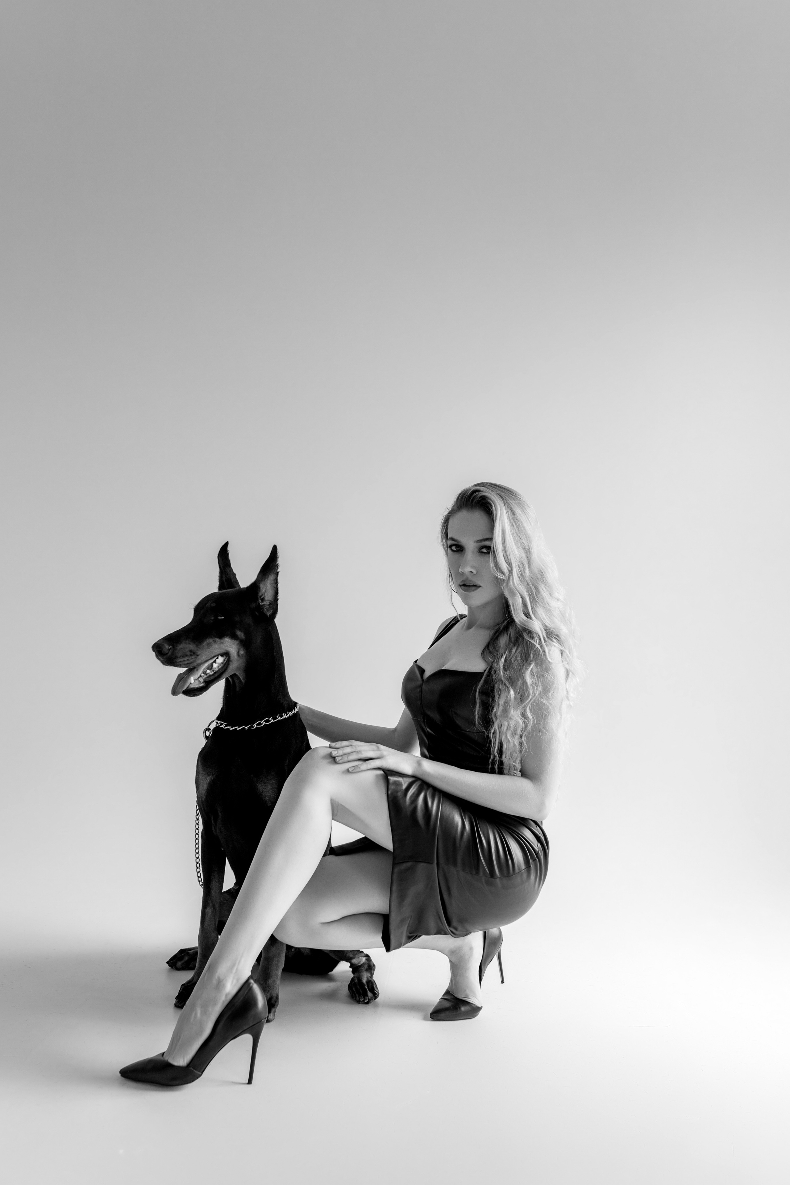 Валя и доберман. Семейный и женский фотограф в Ростове-на-Дону Екатерина Фитисова