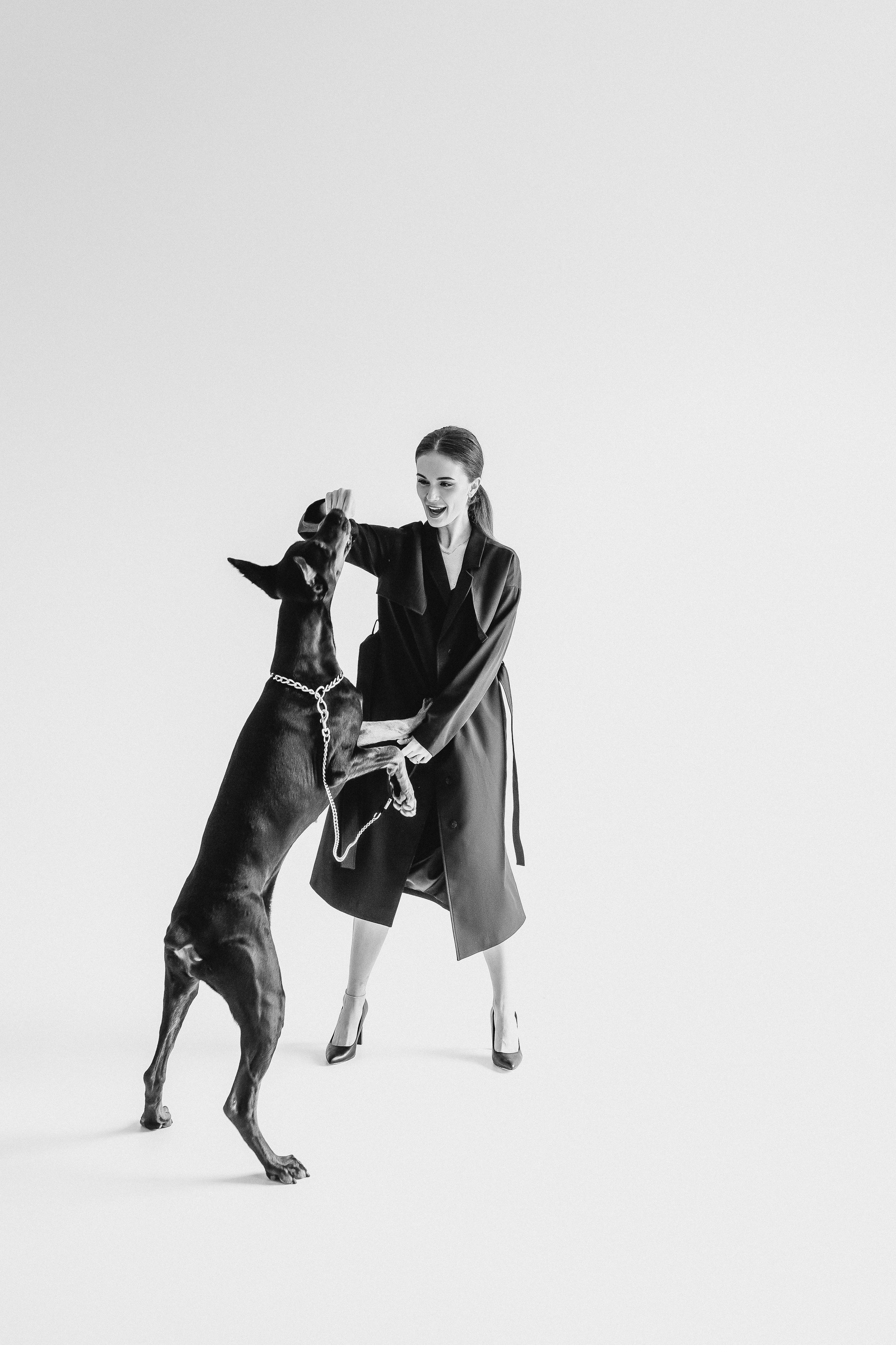 Наталья и доберман. Семейный и женский фотограф в Ростове-на-Дону Екатерина Фитисова