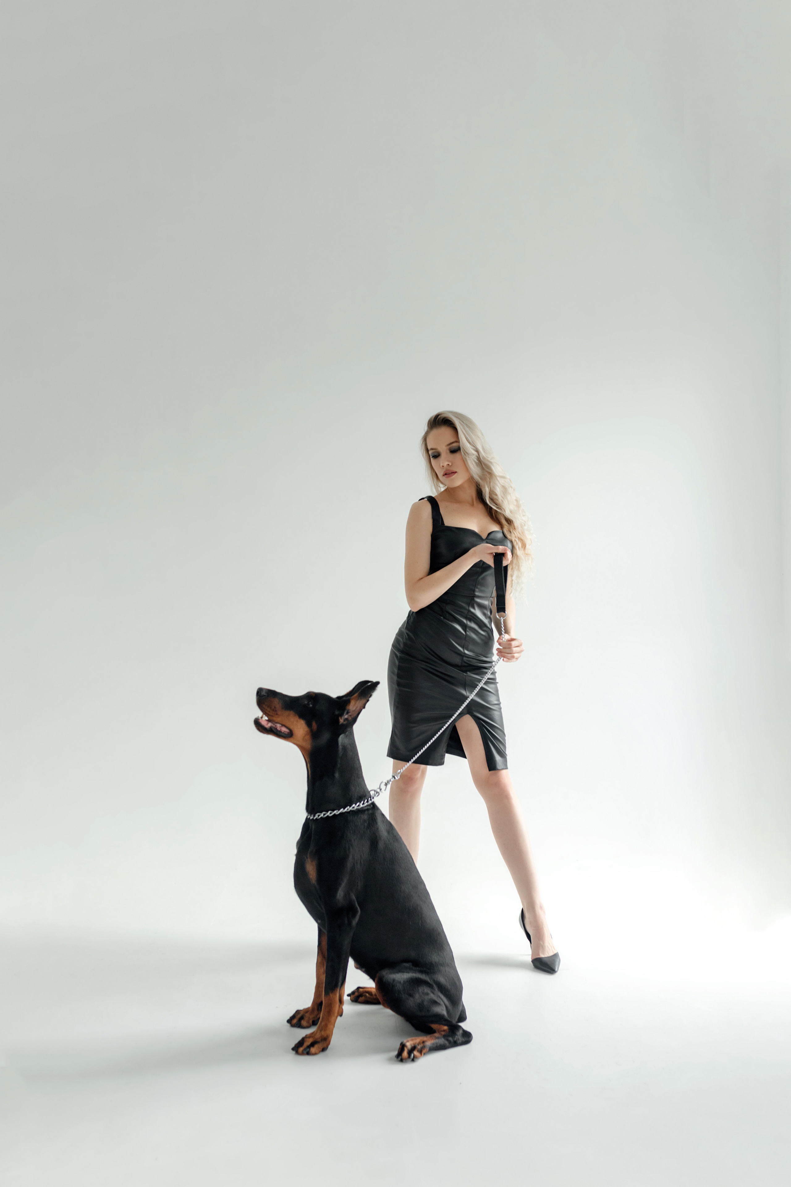 Валя и доберман. Семейный и женский фотограф в Ростове-на-Дону Екатерина Фитисова