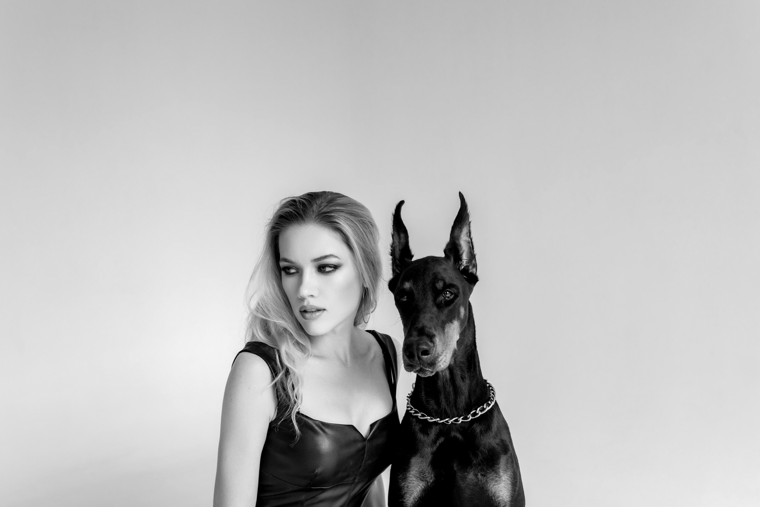 Валя и доберман. Семейный и женский фотограф в Ростове-на-Дону Екатерина Фитисова