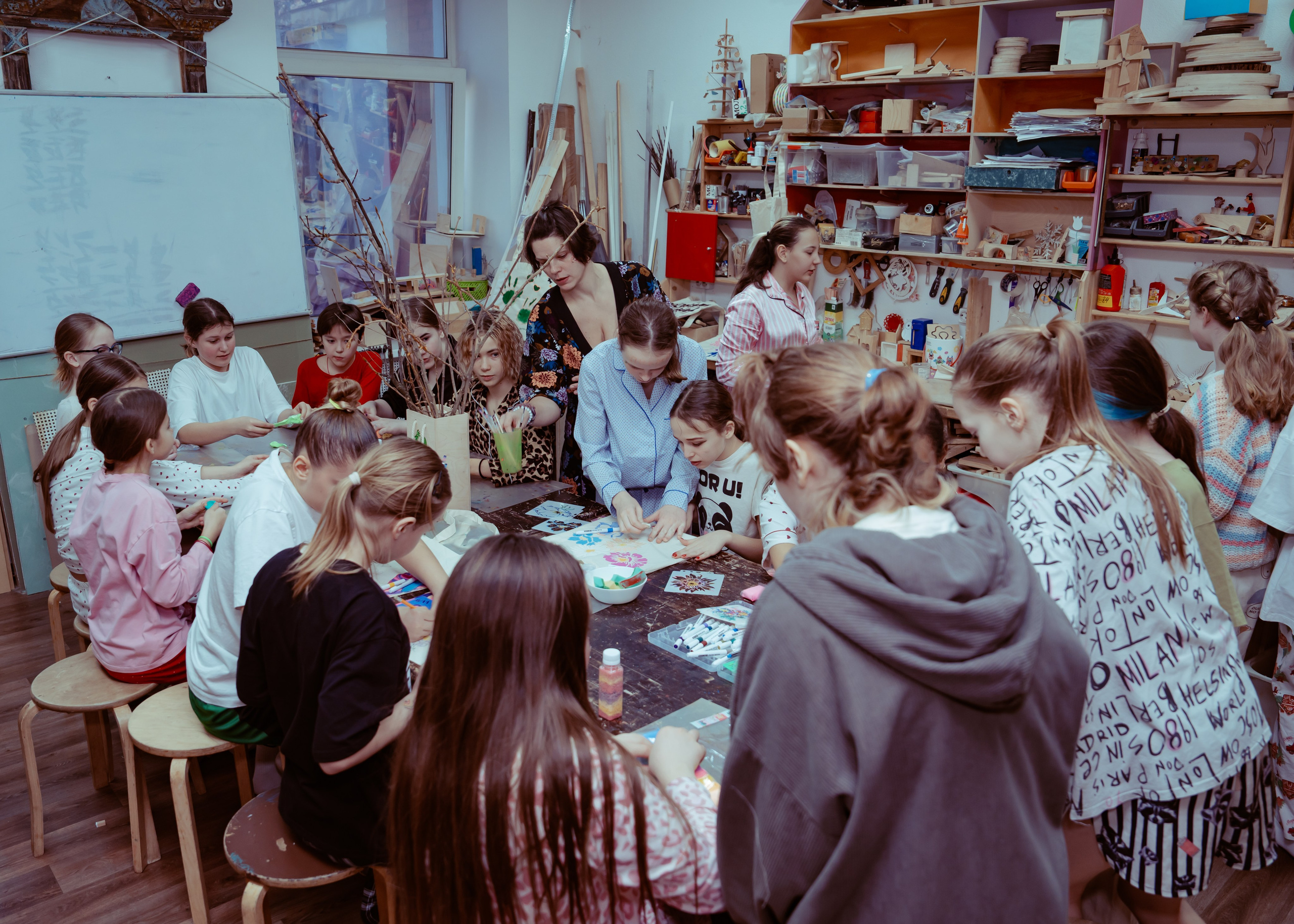 «Пижамная вечеринка». Крамер Юлиана детский и семейный фотограф