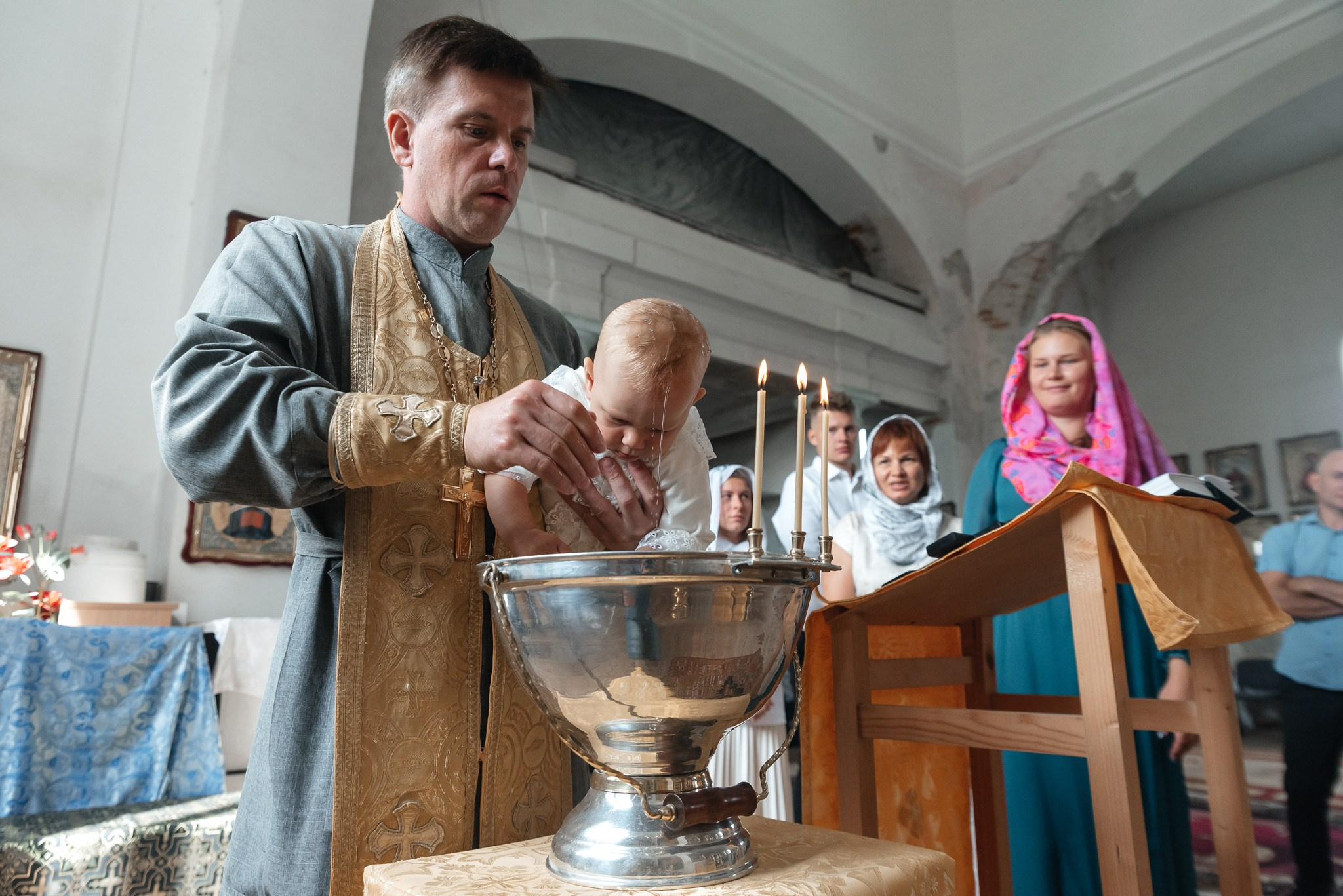 Фотосъемка крещения. Свадебный и семейный фотограф из Санкт-Петербурга Климов Анатолий