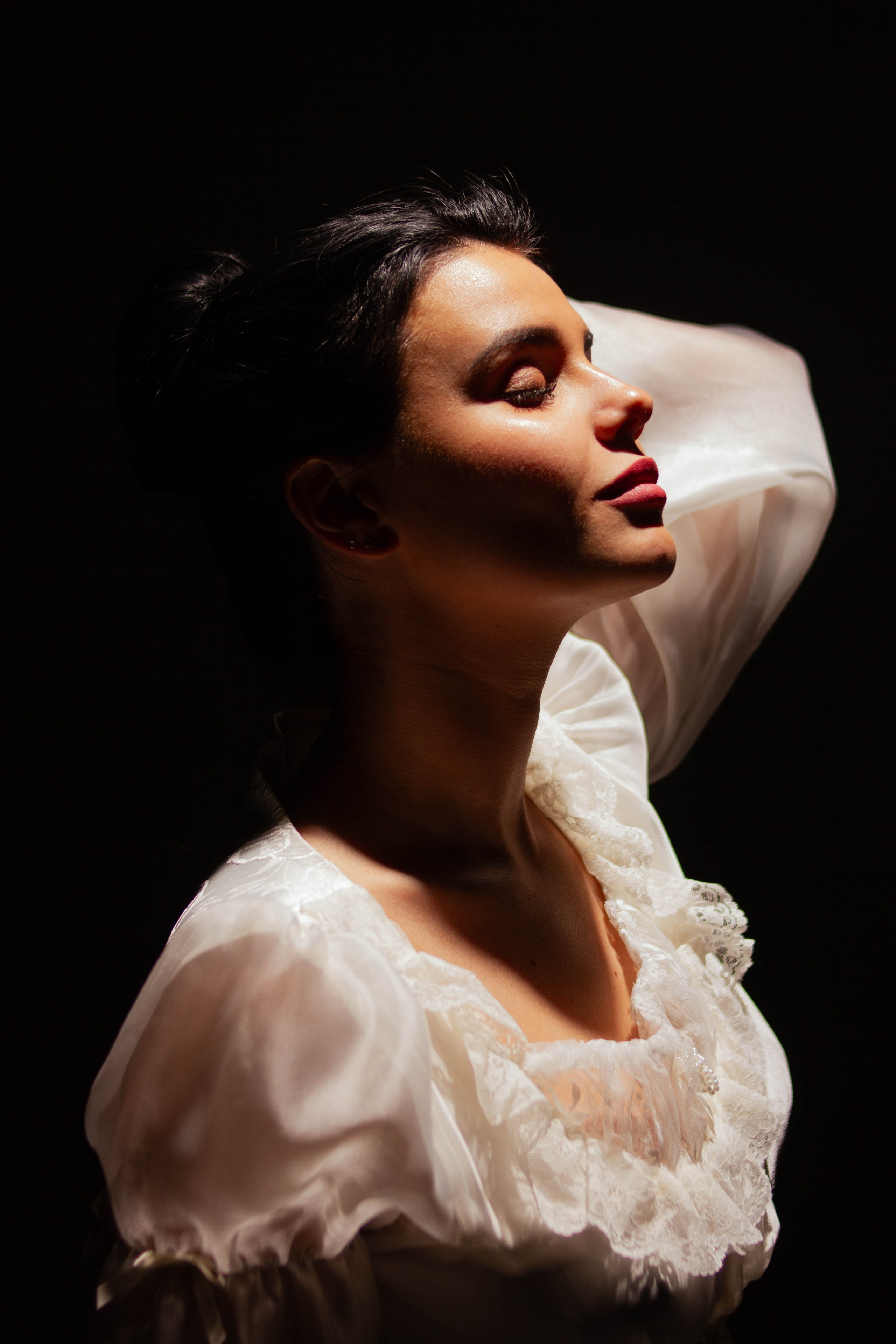 Снег в студии. Создадим шедевр? Виталина и её фотоискусство