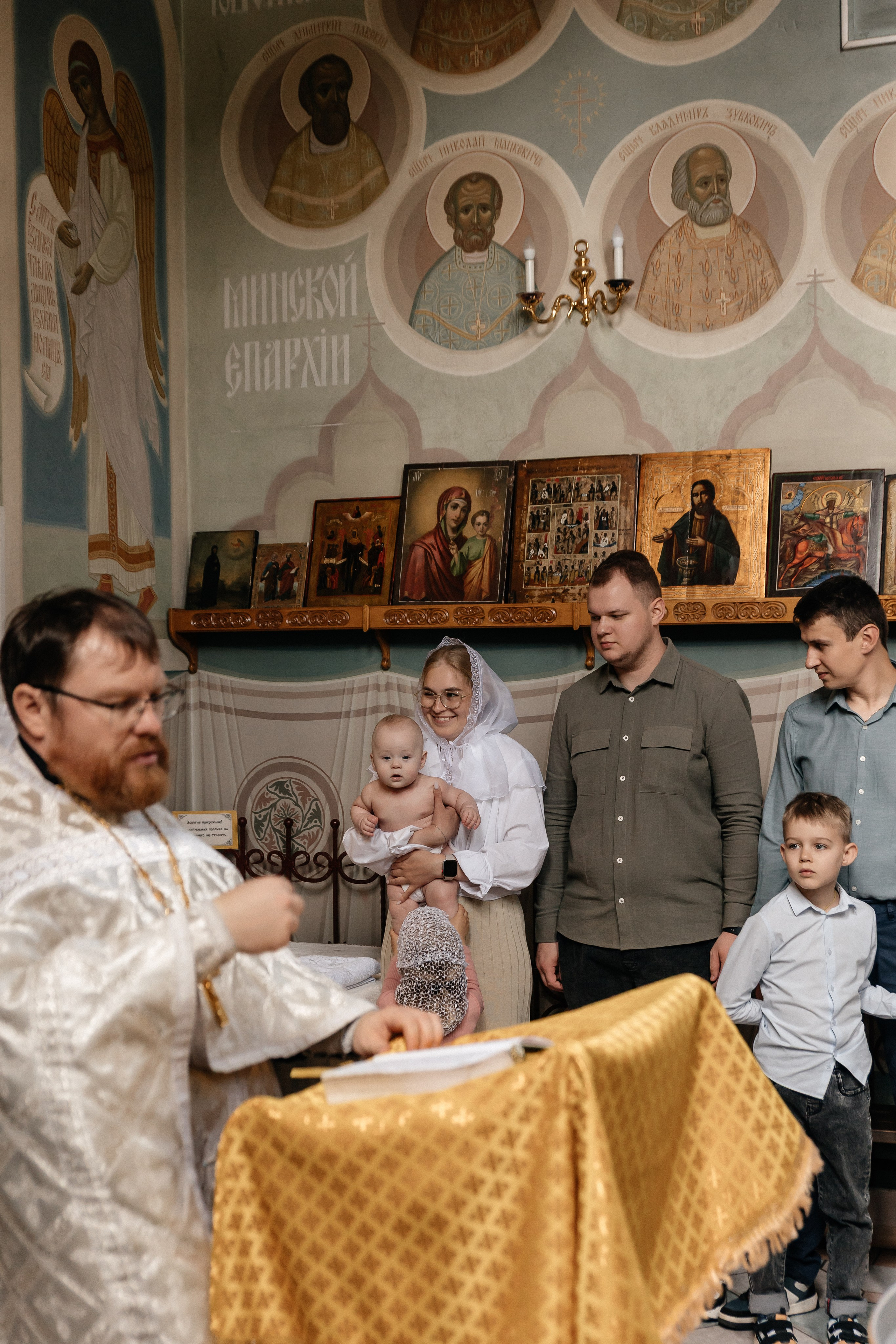 Крещение Леши. Семейный фотограф Минск Усова Ольга