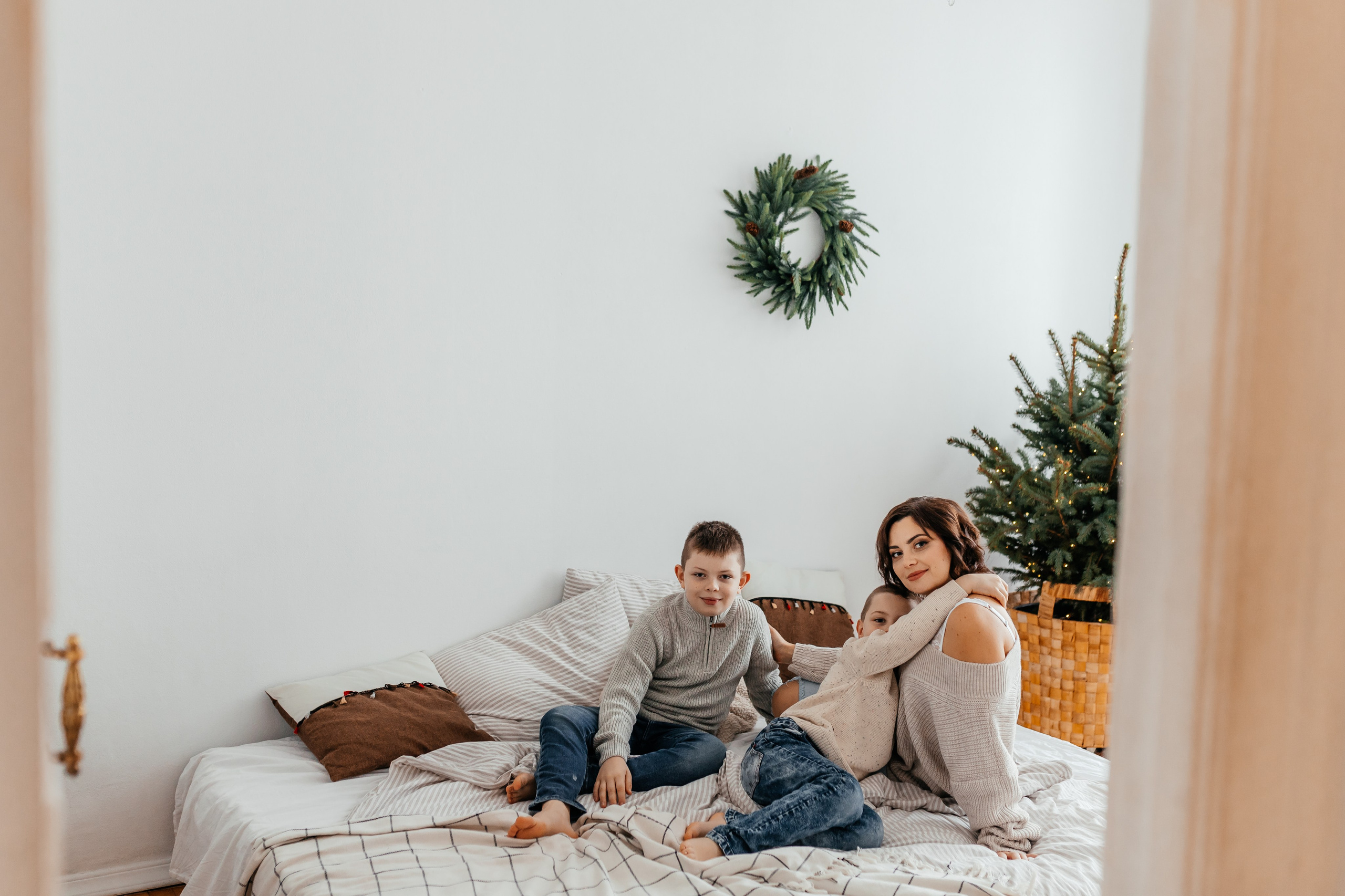 Таня, Захар, Миша. Семейный и домашний фотограф в Москве и МО Королева Валерия