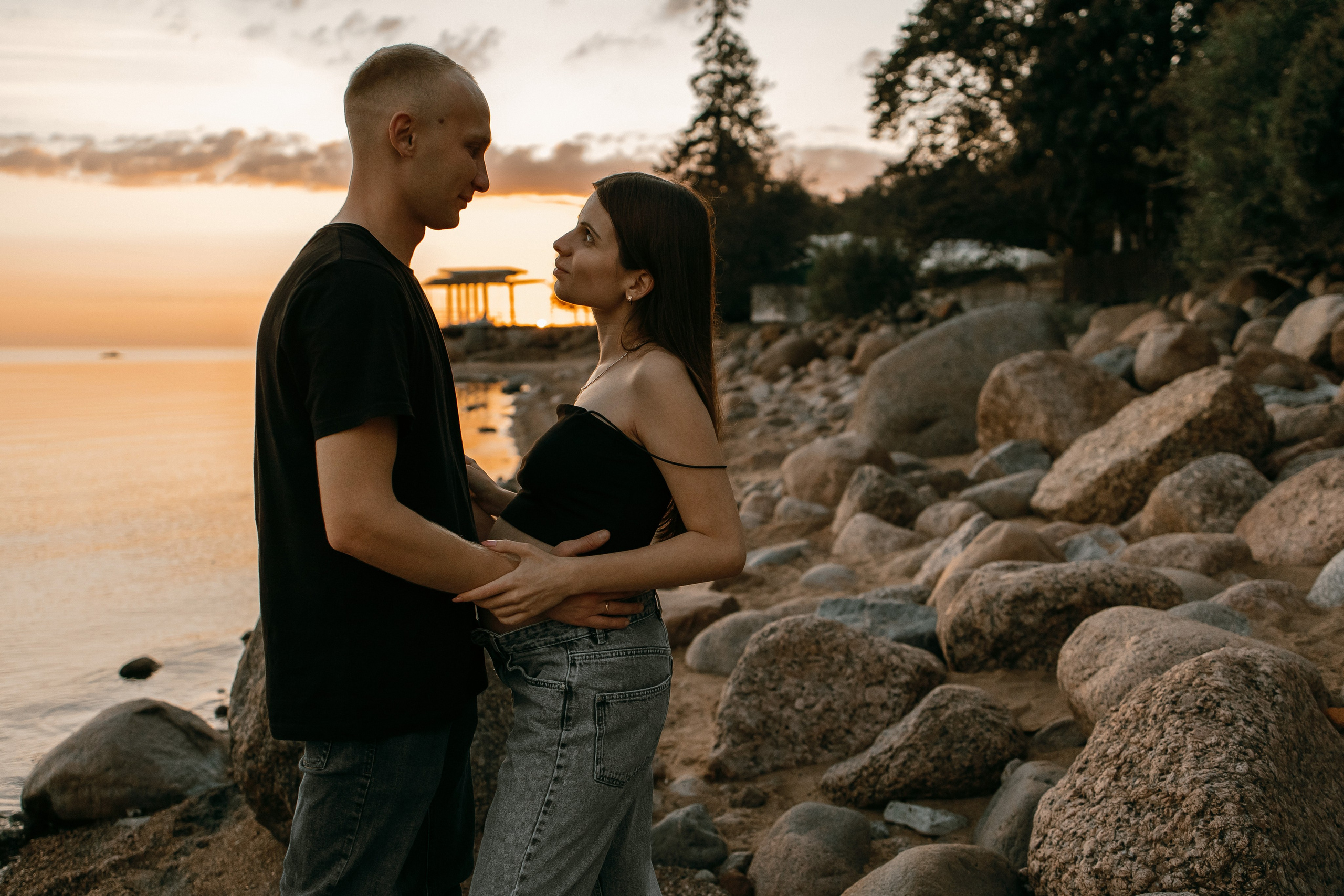 Гендер-пати для двоих на заливе. Фотограф в Санкт-Петербурге Виктория Безверхая