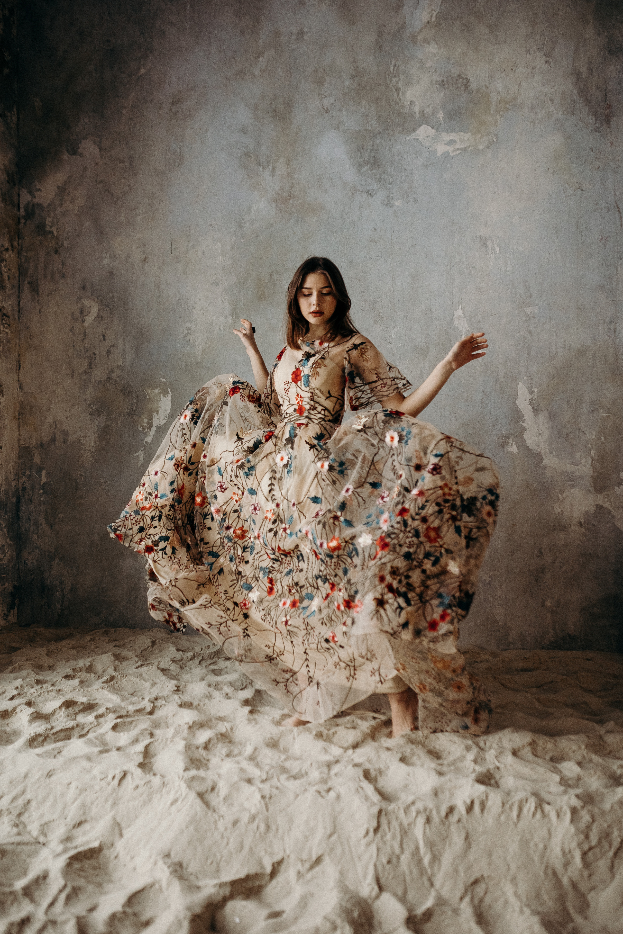 Съёмка в зале Песок. Семейный фотограф в Москве и Московской области Донкова Екатерина