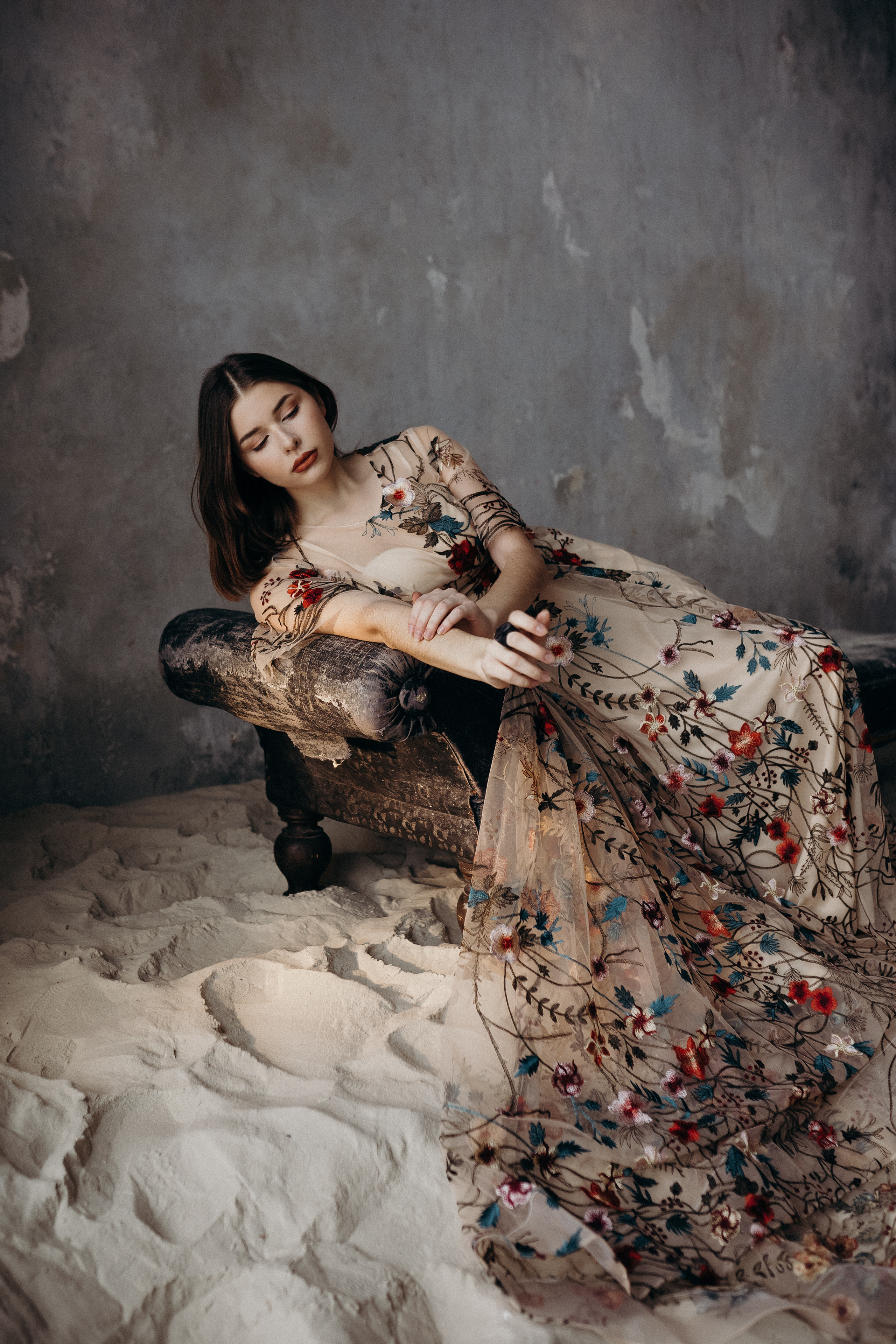 Съёмка в зале Песок. Семейный фотограф в Москве и Московской области Донкова Екатерина