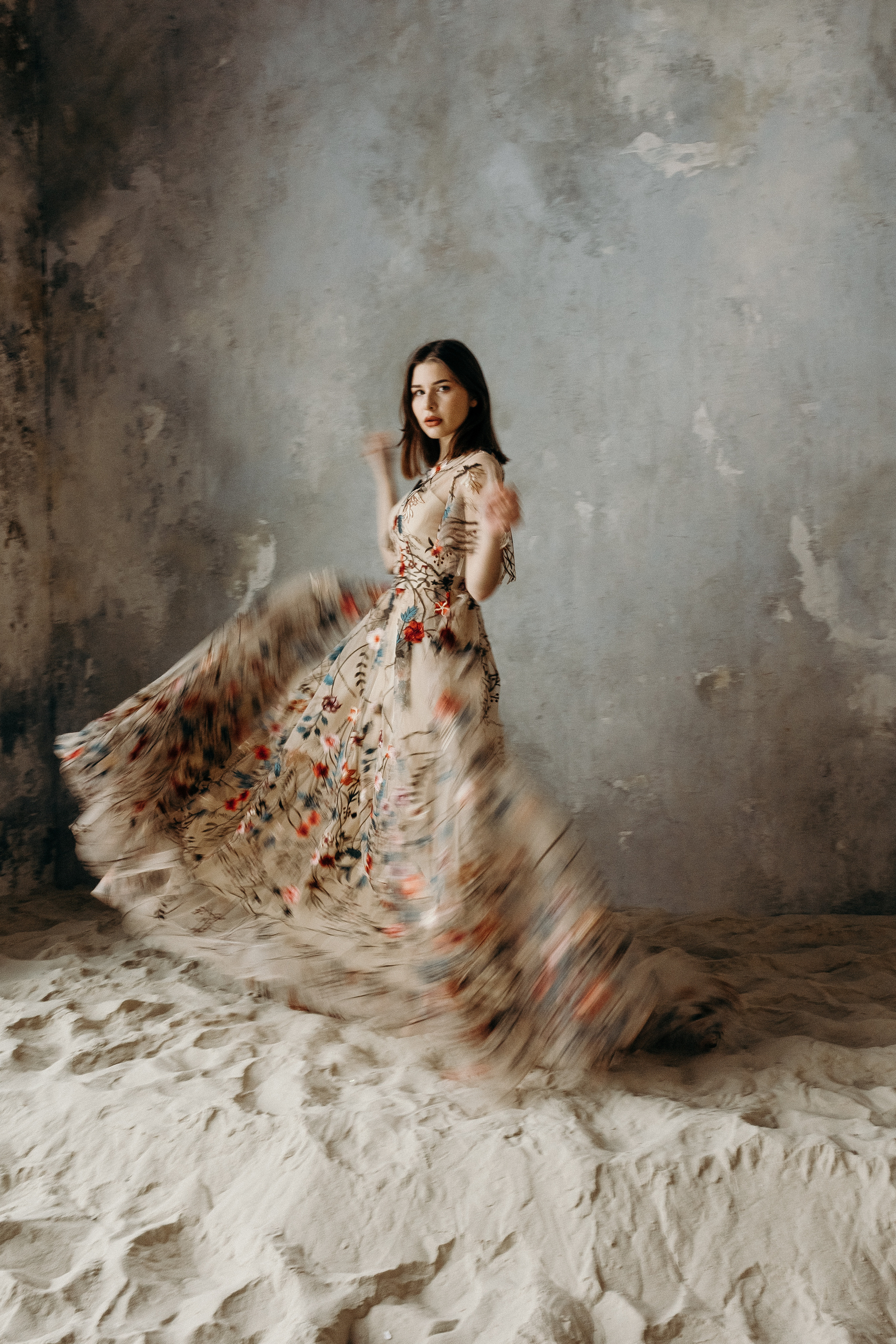 Съёмка в зале Песок. Семейный фотограф в Москве и Московской области Донкова Екатерина