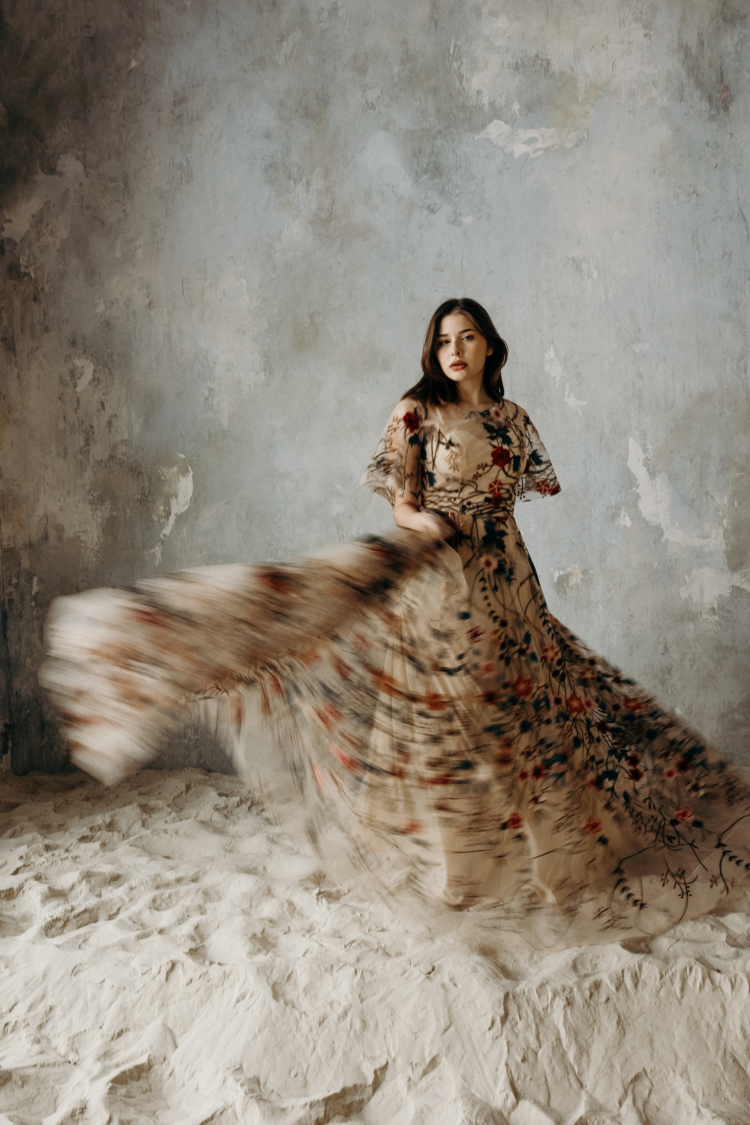 Съёмка в зале Песок. Семейный фотограф в Москве и Московской области Донкова Екатерина