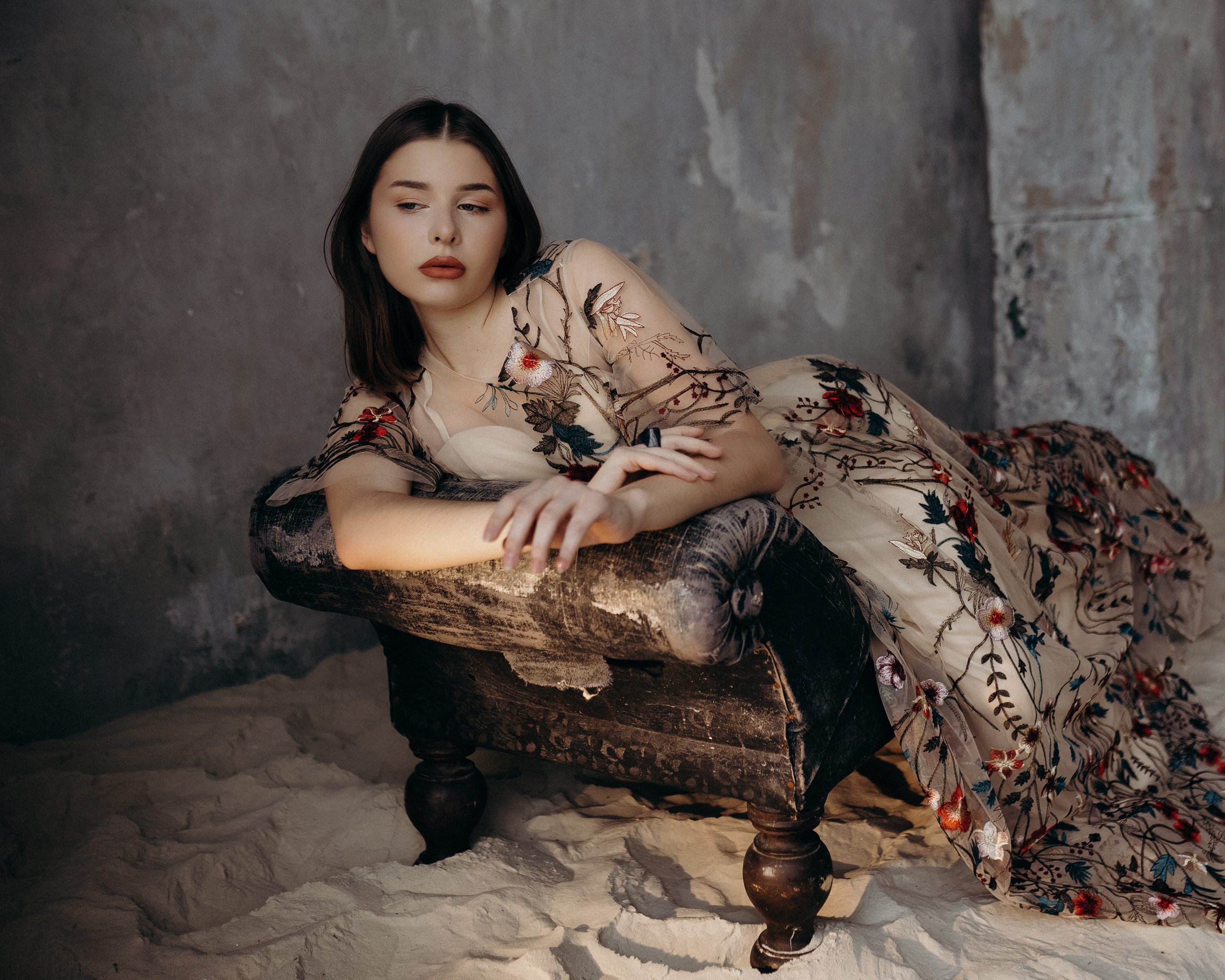 Съёмка в зале Песок. Семейный фотограф в Москве и Московской области Донкова Екатерина