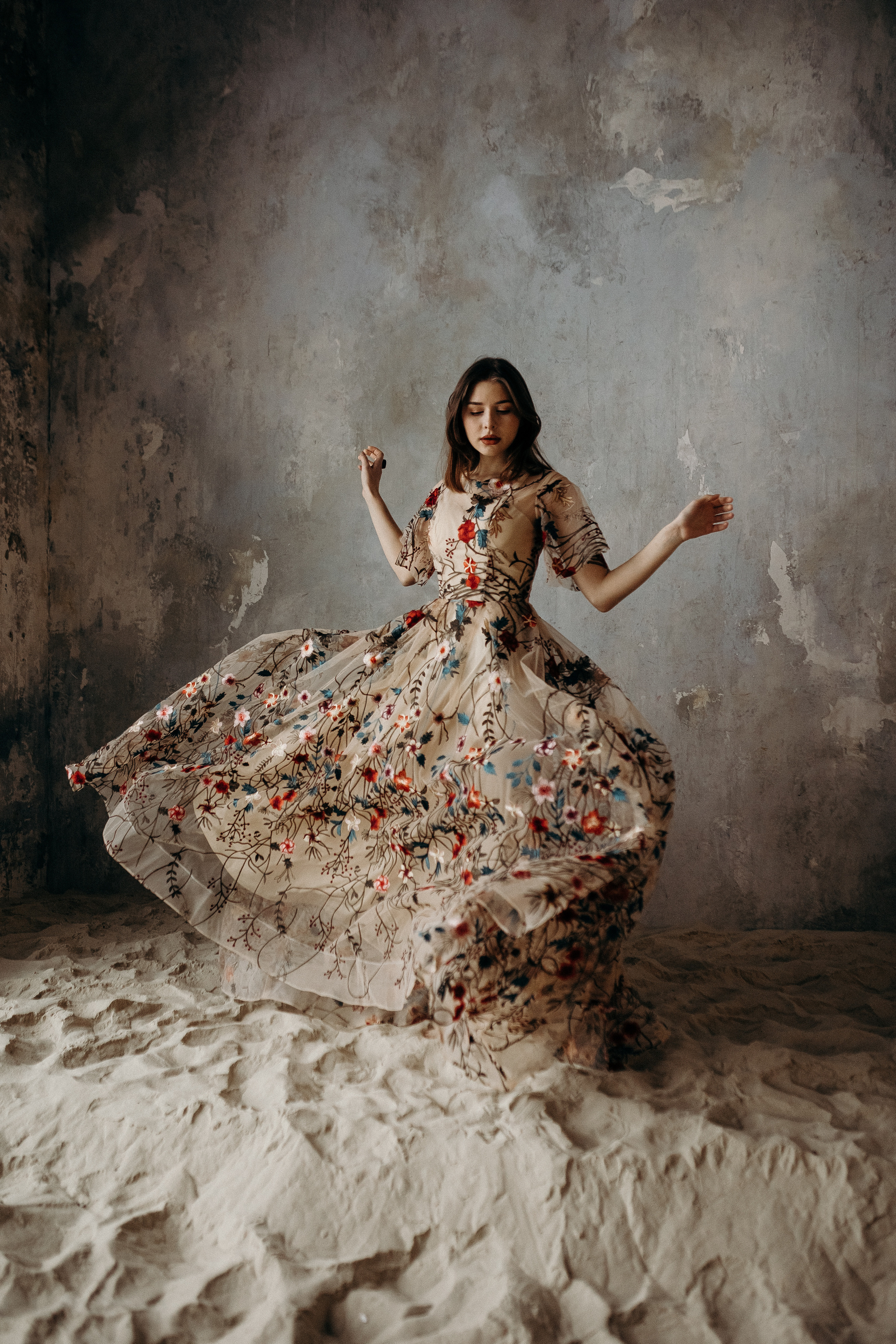 Съёмка в зале Песок. Семейный фотограф в Москве и Московской области Донкова Екатерина