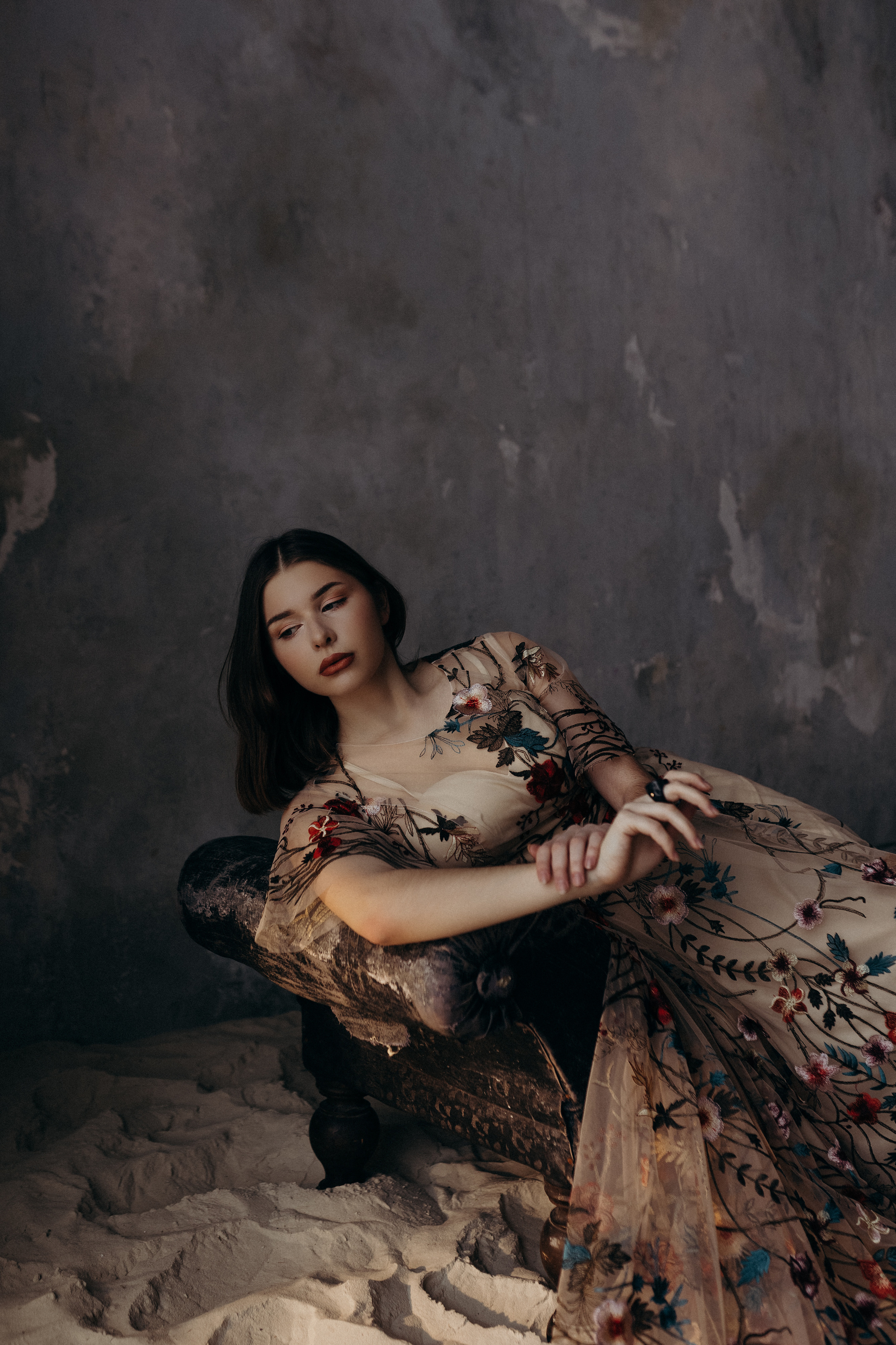 Съёмка в зале Песок. Семейный фотограф в Москве и Московской области Донкова Екатерина