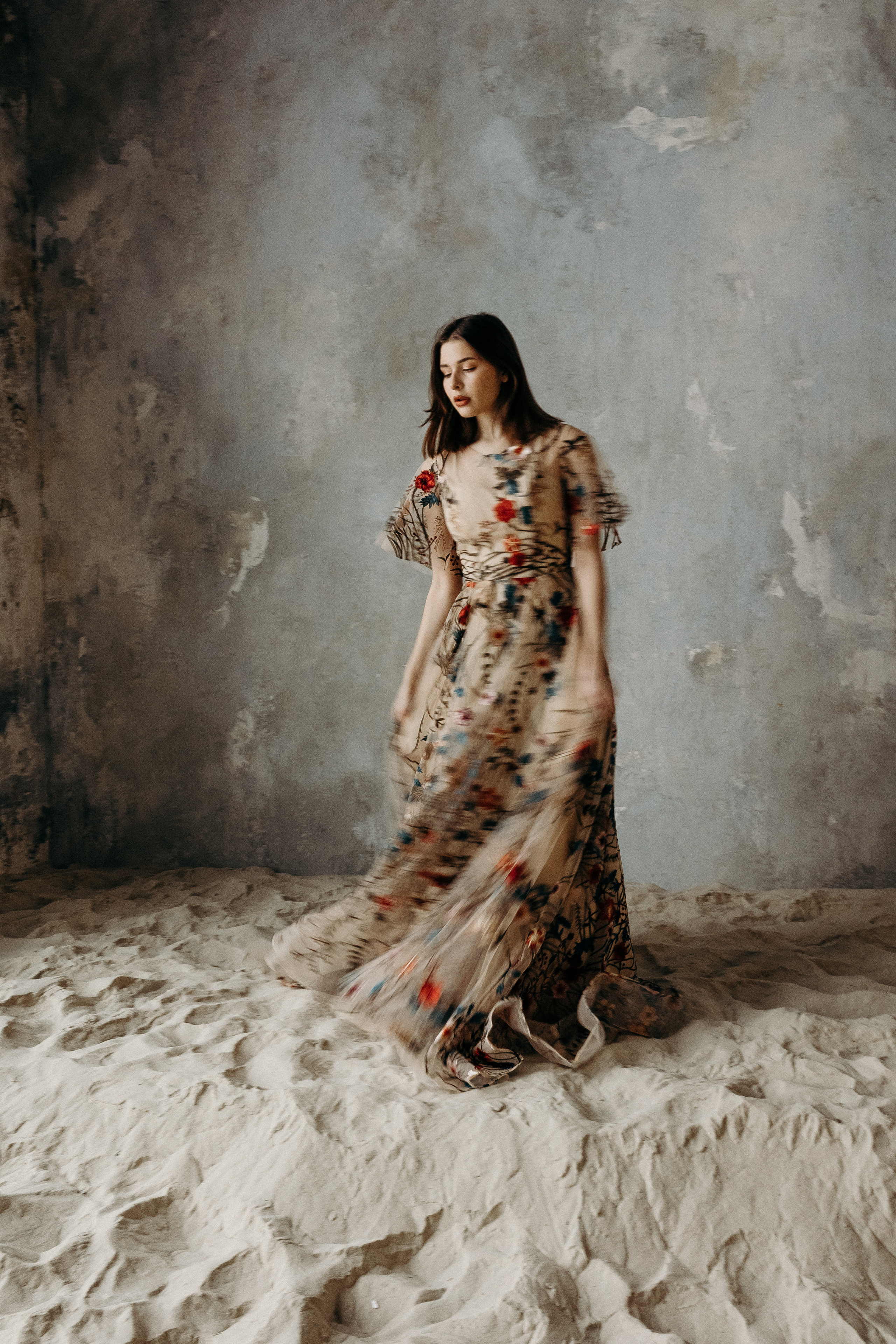 Съёмка в зале Песок. Семейный фотограф в Москве и Московской области Донкова Екатерина