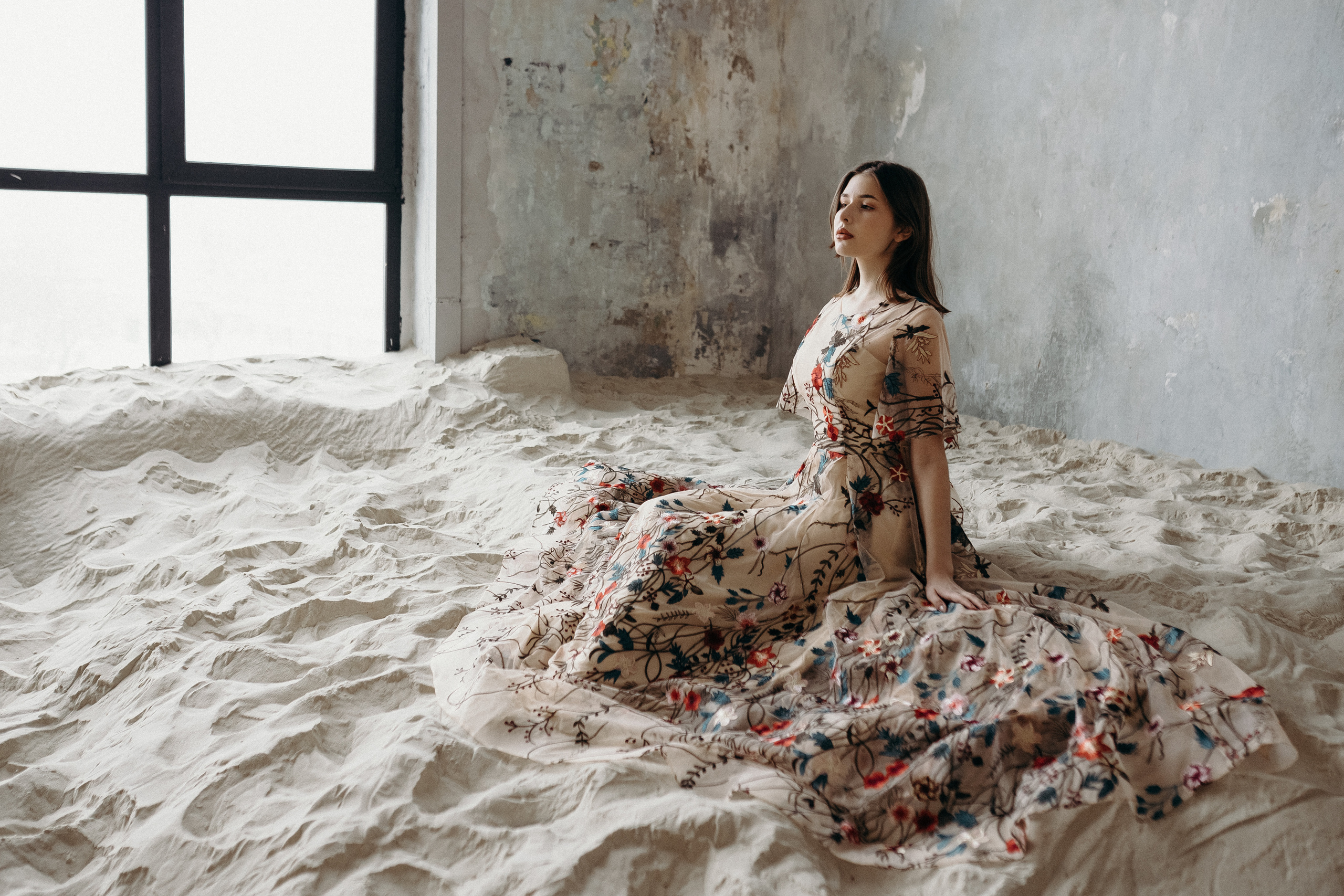 Съёмка в зале Песок. Семейный фотограф в Москве и Московской области Донкова Екатерина