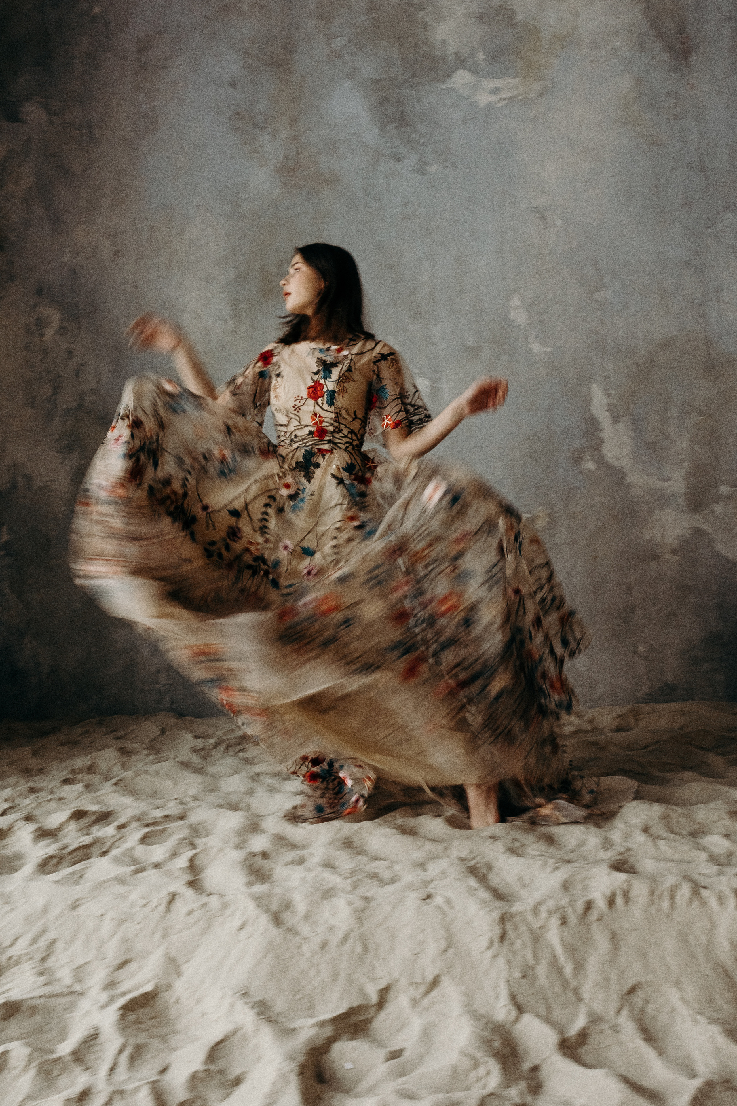 Съёмка в зале Песок. Семейный фотограф в Москве и Московской области Донкова Екатерина