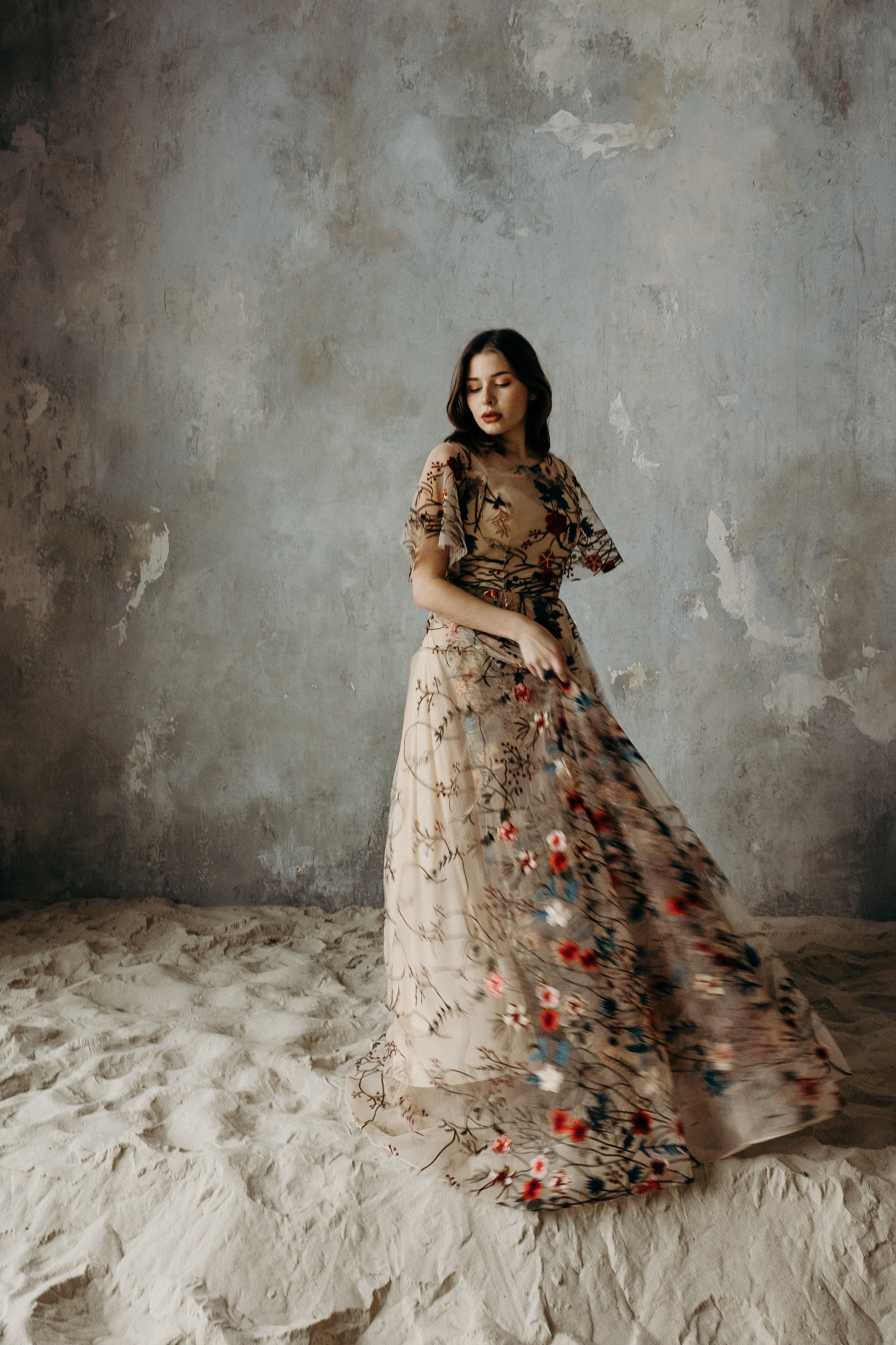 Съёмка в зале Песок. Семейный фотограф в Москве и Московской области Донкова Екатерина