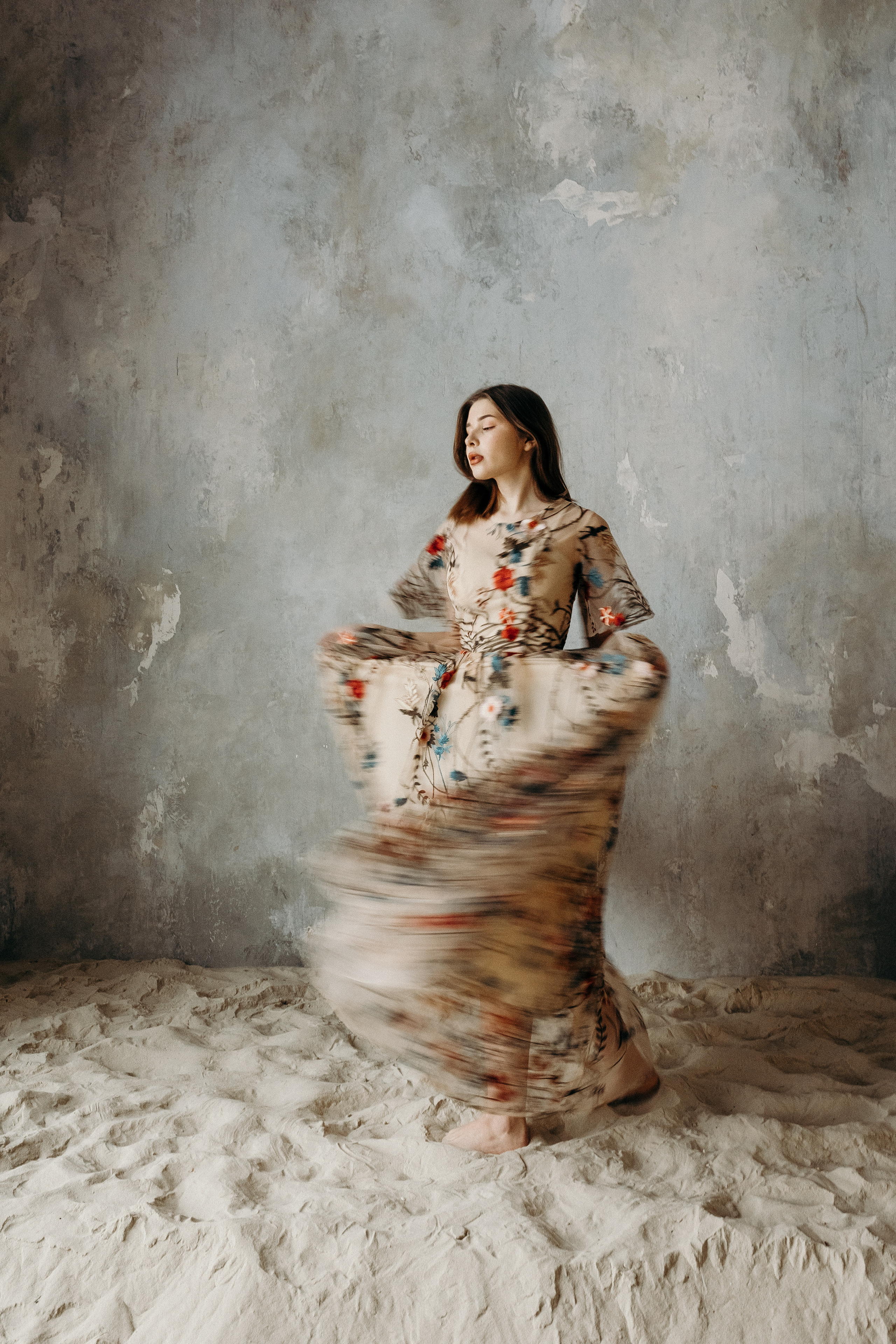 Съёмка в зале Песок. Семейный фотограф в Москве и Московской области Донкова Екатерина