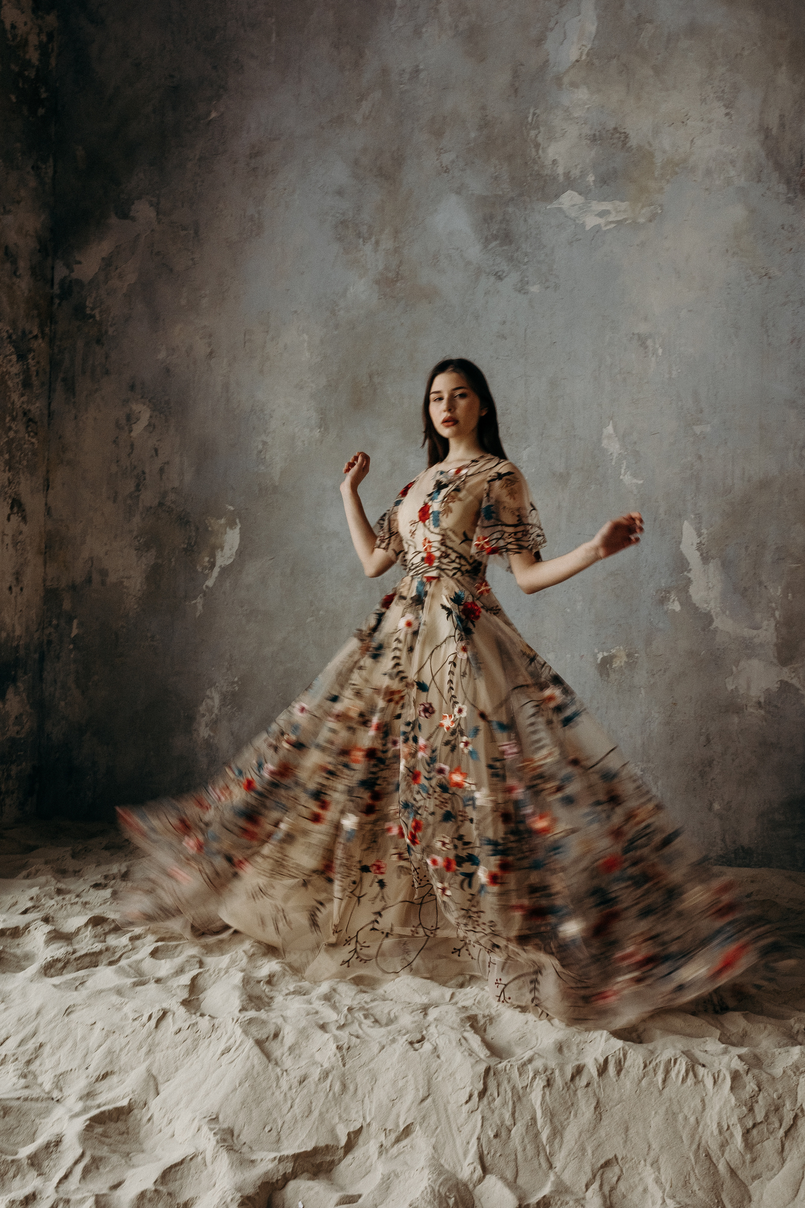 Съёмка в зале Песок. Семейный фотограф в Москве и Московской области Донкова Екатерина