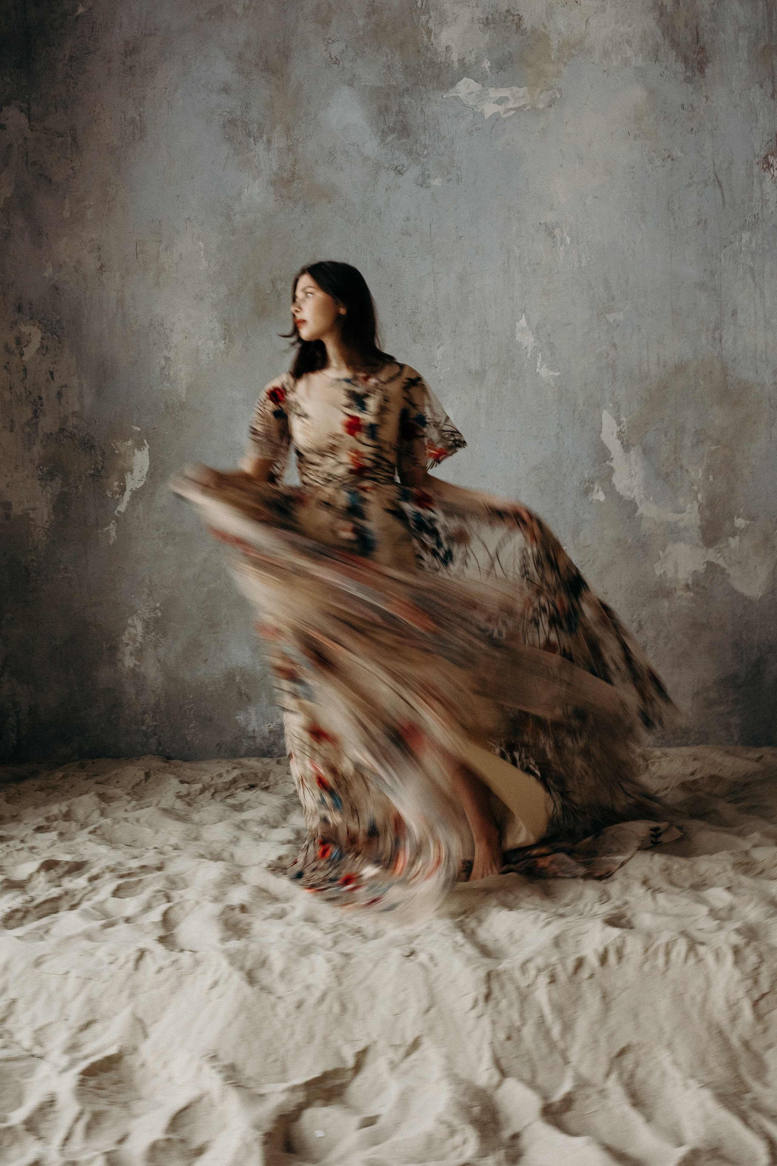 Съёмка в зале Песок. Семейный фотограф в Москве и Московской области Донкова Екатерина