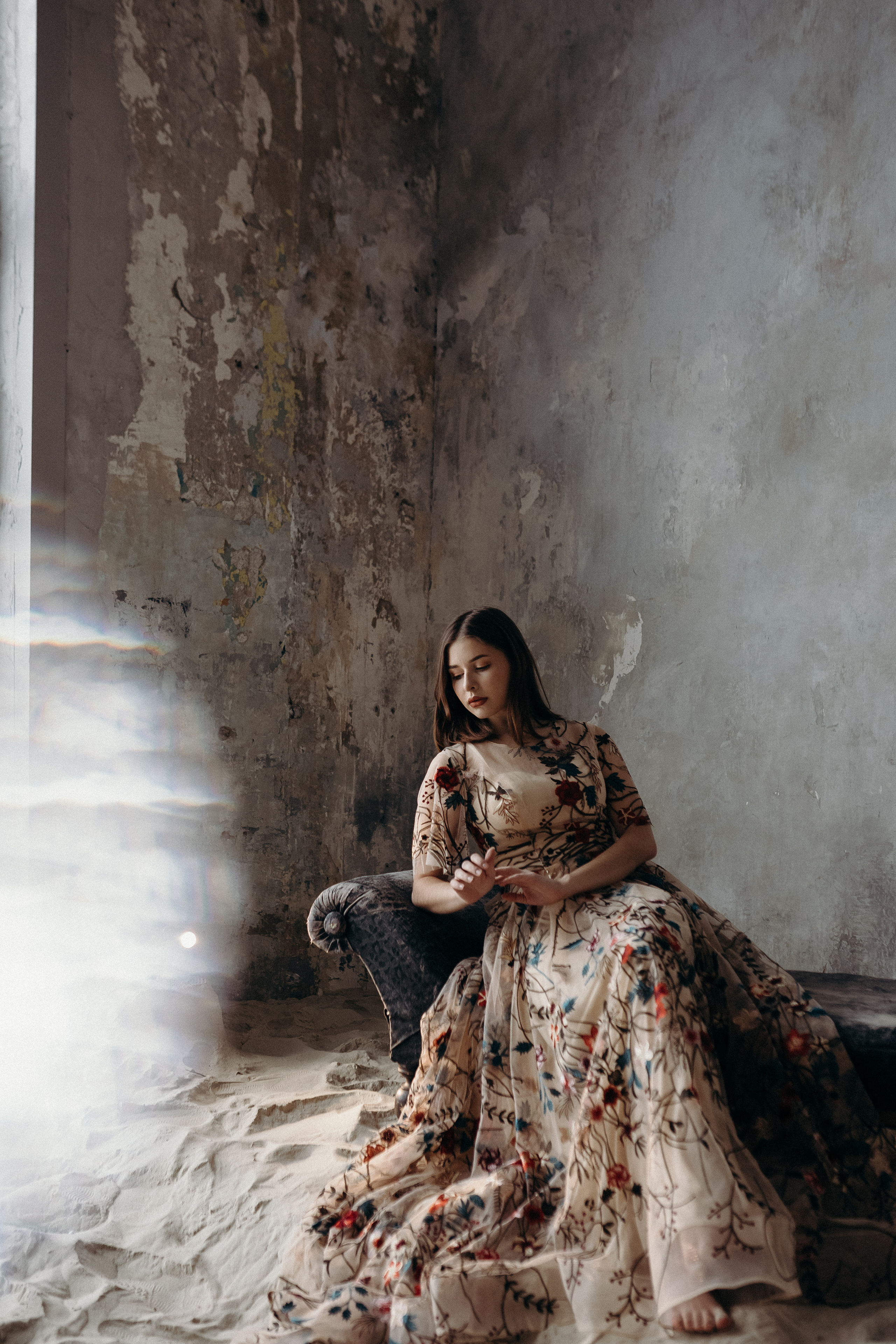 Съёмка в зале Песок. Семейный фотограф в Москве и Московской области Донкова Екатерина