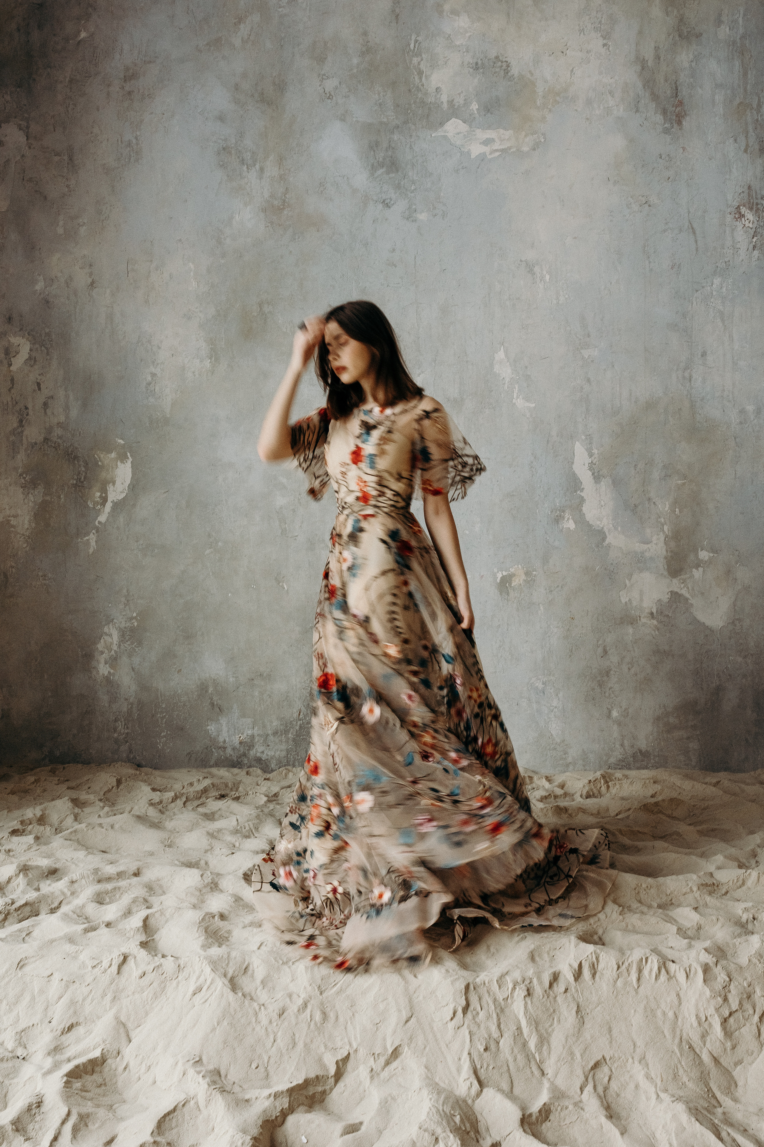 Съёмка в зале Песок. Семейный фотограф в Москве и Московской области Донкова Екатерина