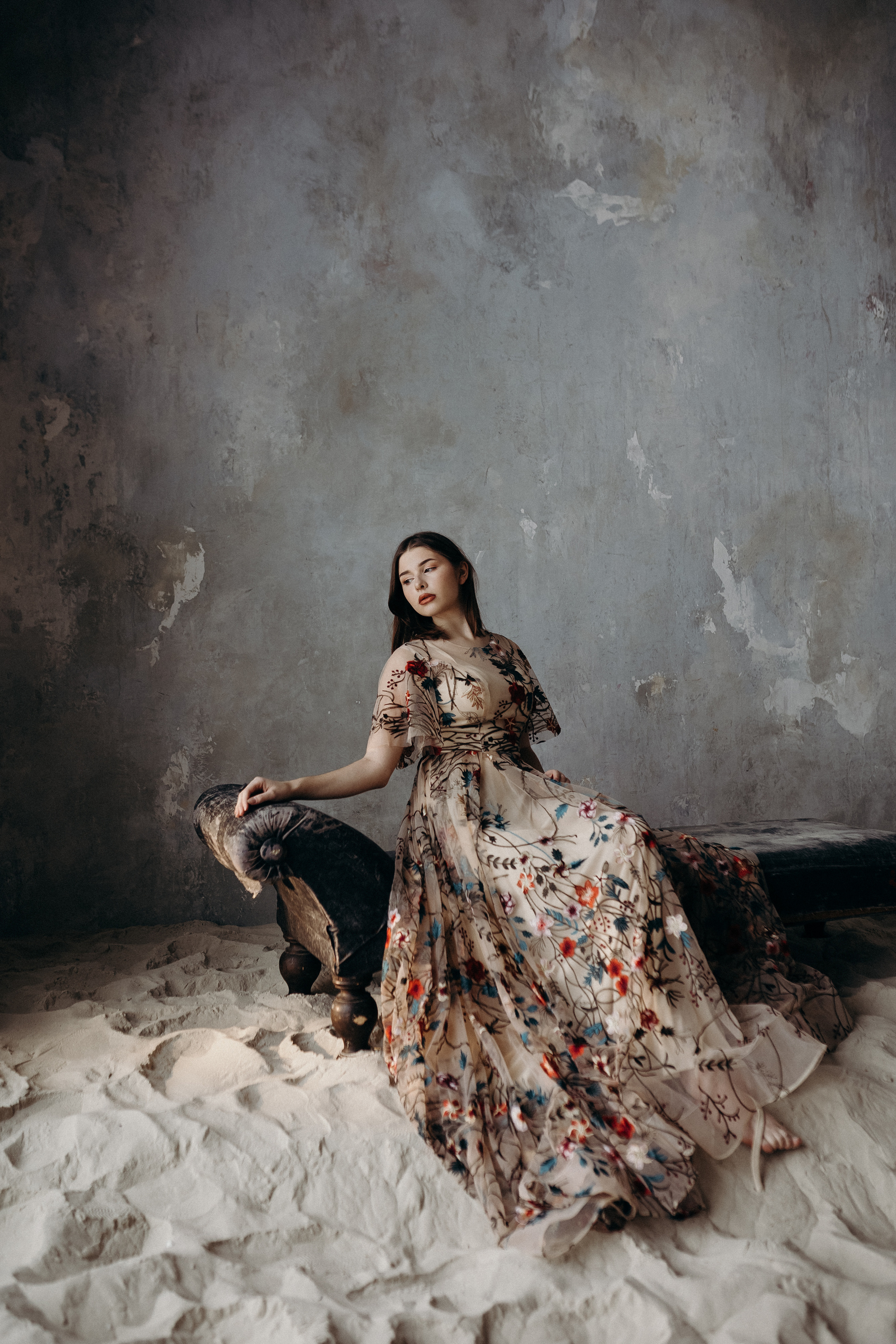 Съёмка в зале Песок. Семейный фотограф в Москве и Московской области Донкова Екатерина