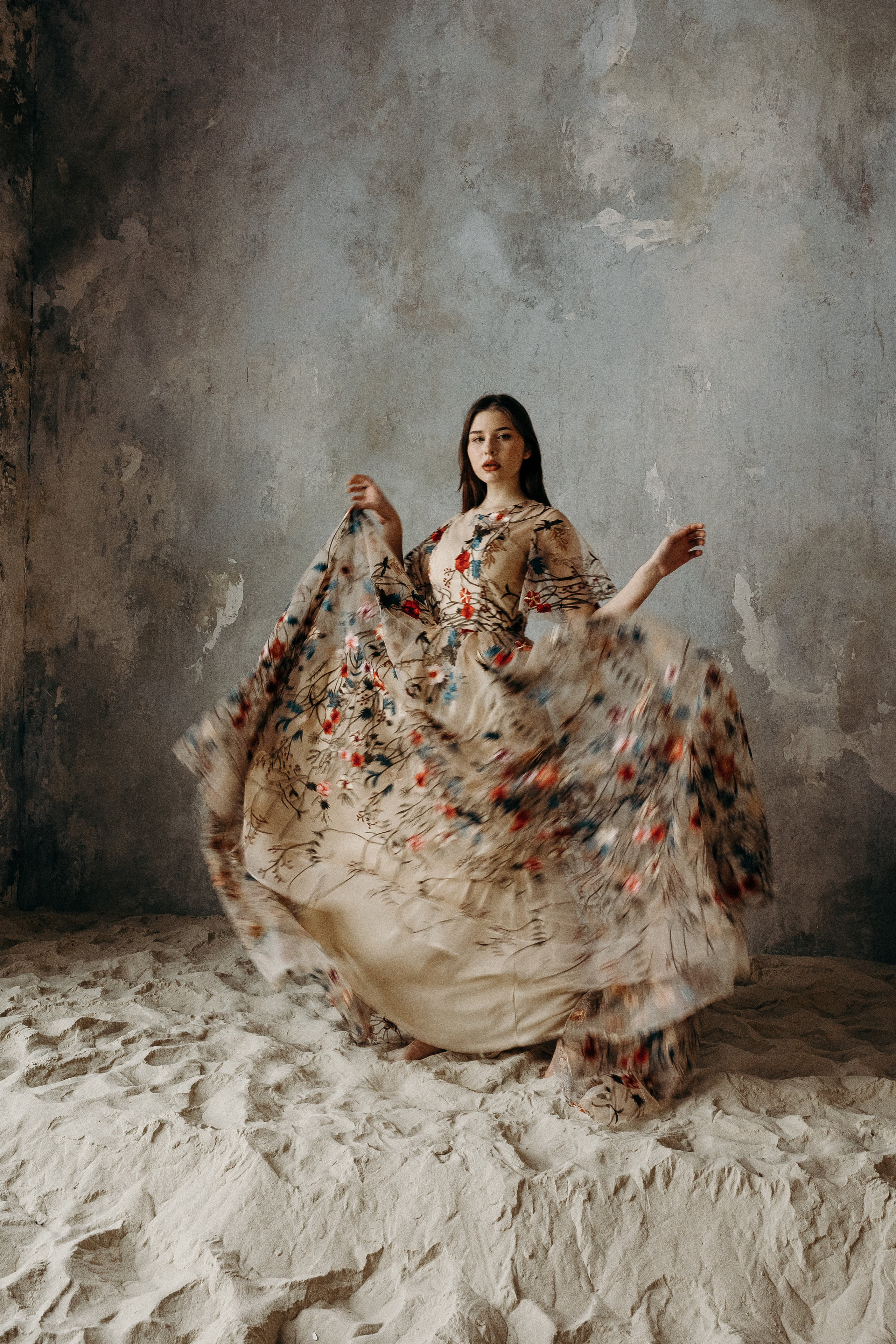 Съёмка в зале Песок. Семейный фотограф в Москве и Московской области Донкова Екатерина