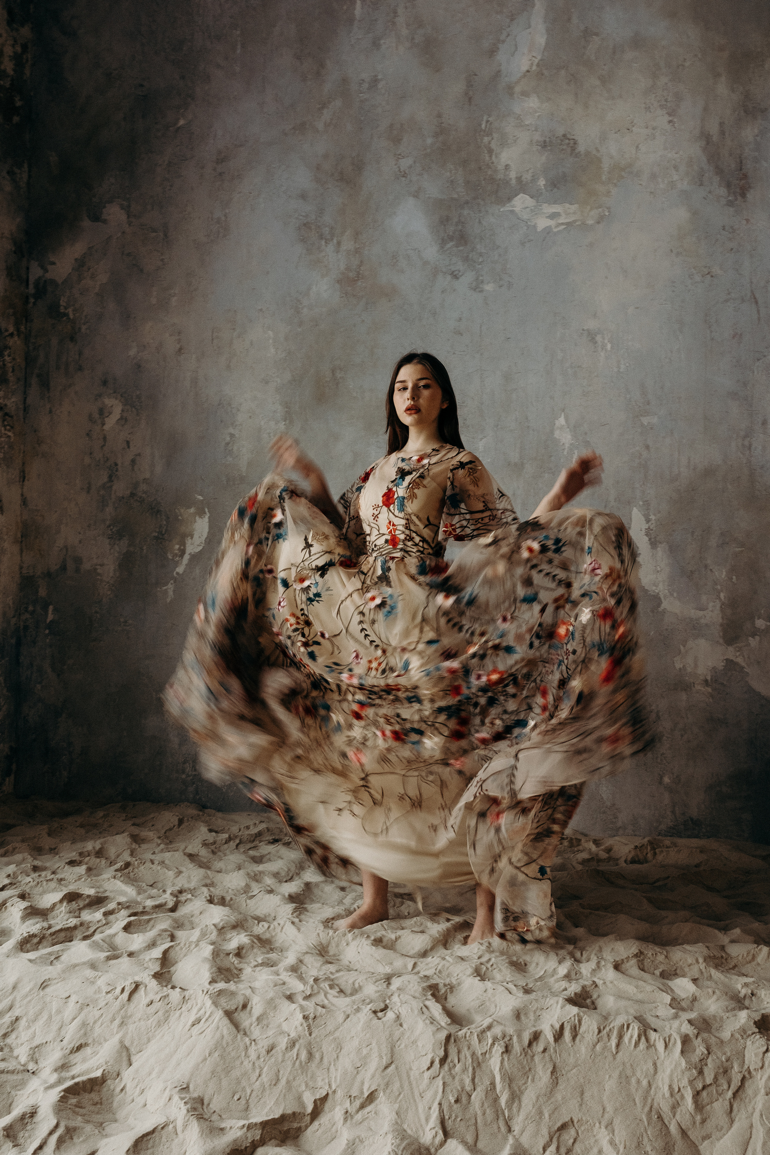 Съёмка в зале Песок. Семейный фотограф в Москве и Московской области Донкова Екатерина