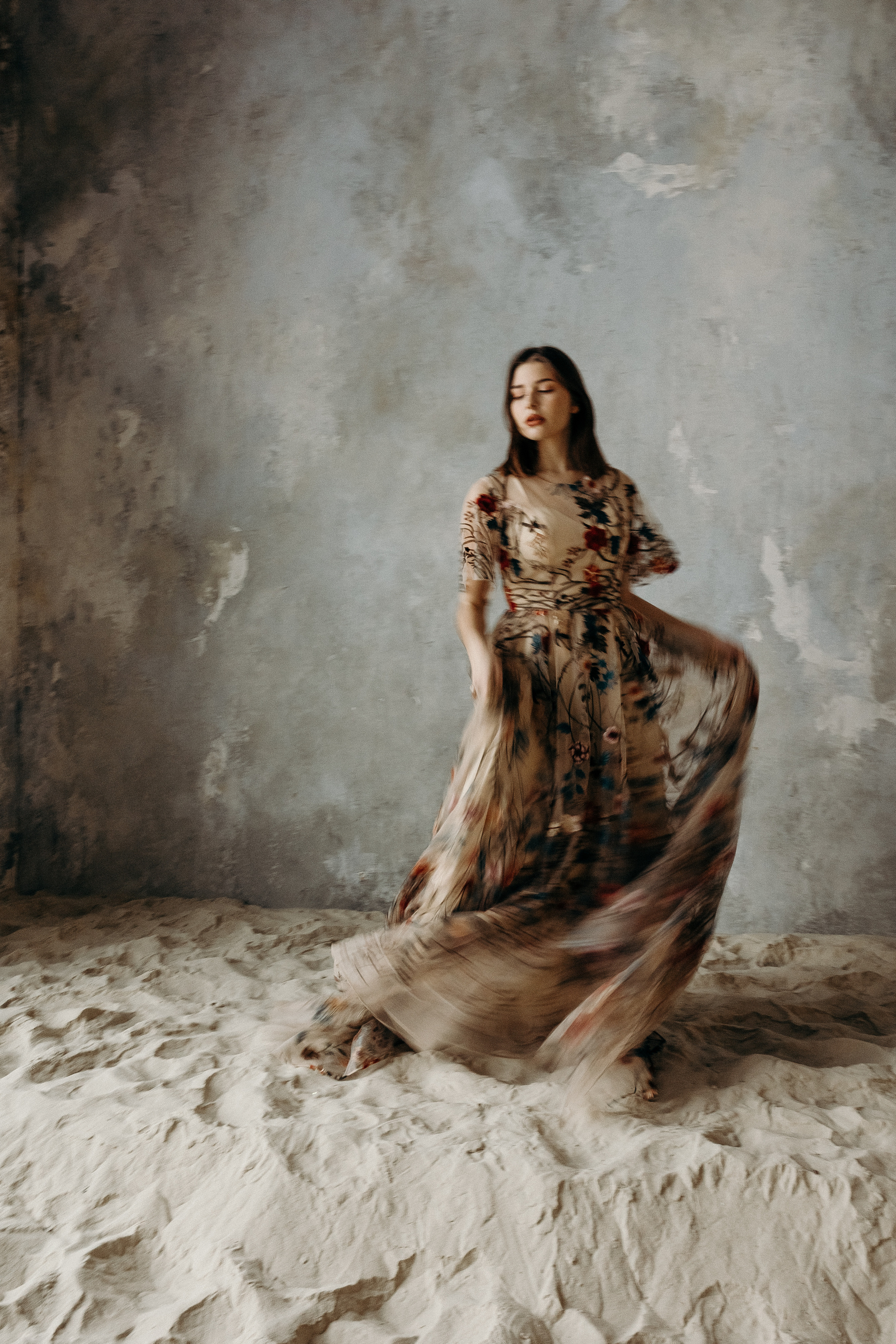 Съёмка в зале Песок. Семейный фотограф в Москве и Московской области Донкова Екатерина