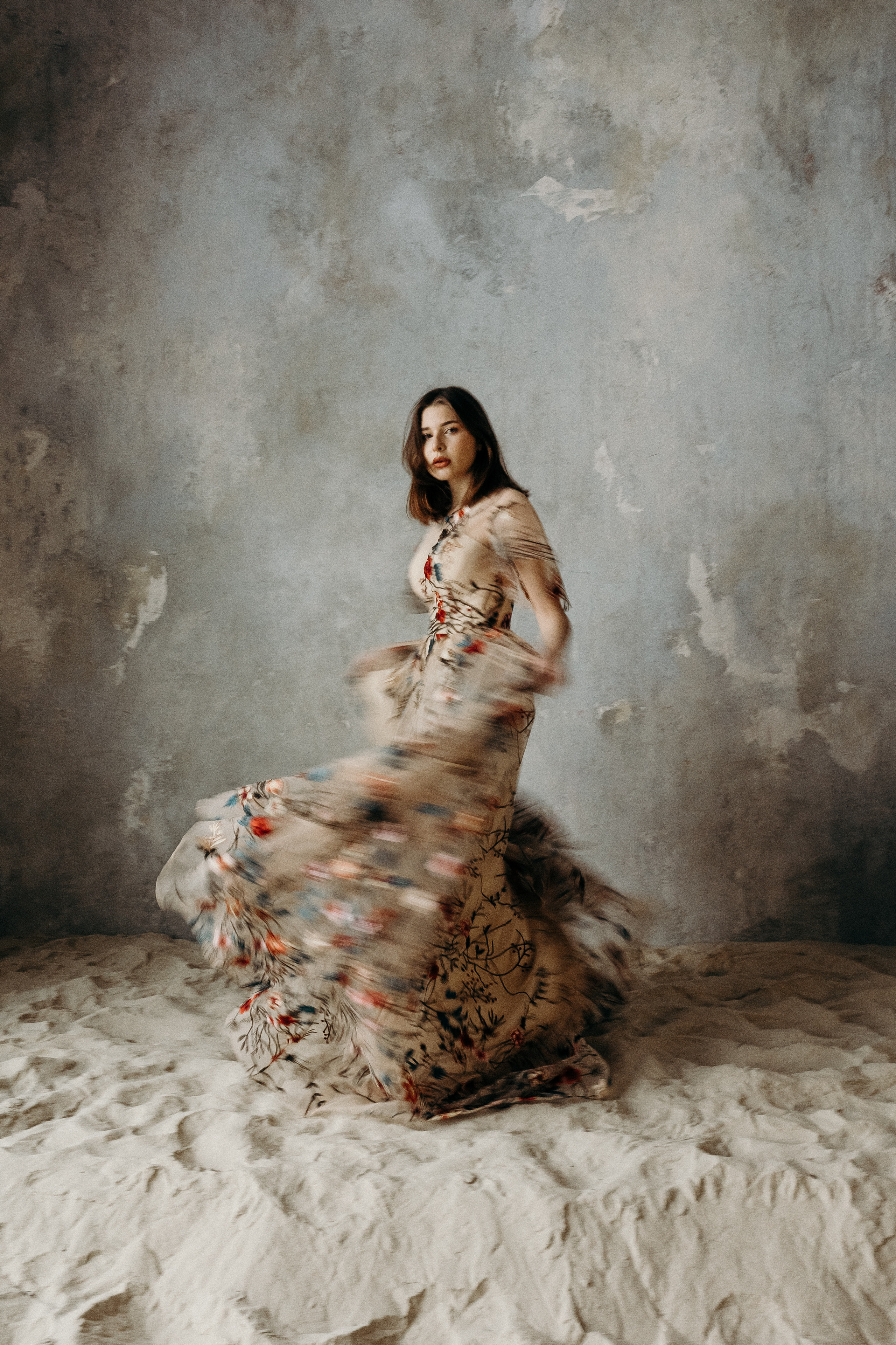 Съёмка в зале Песок. Семейный фотограф в Москве и Московской области Донкова Екатерина