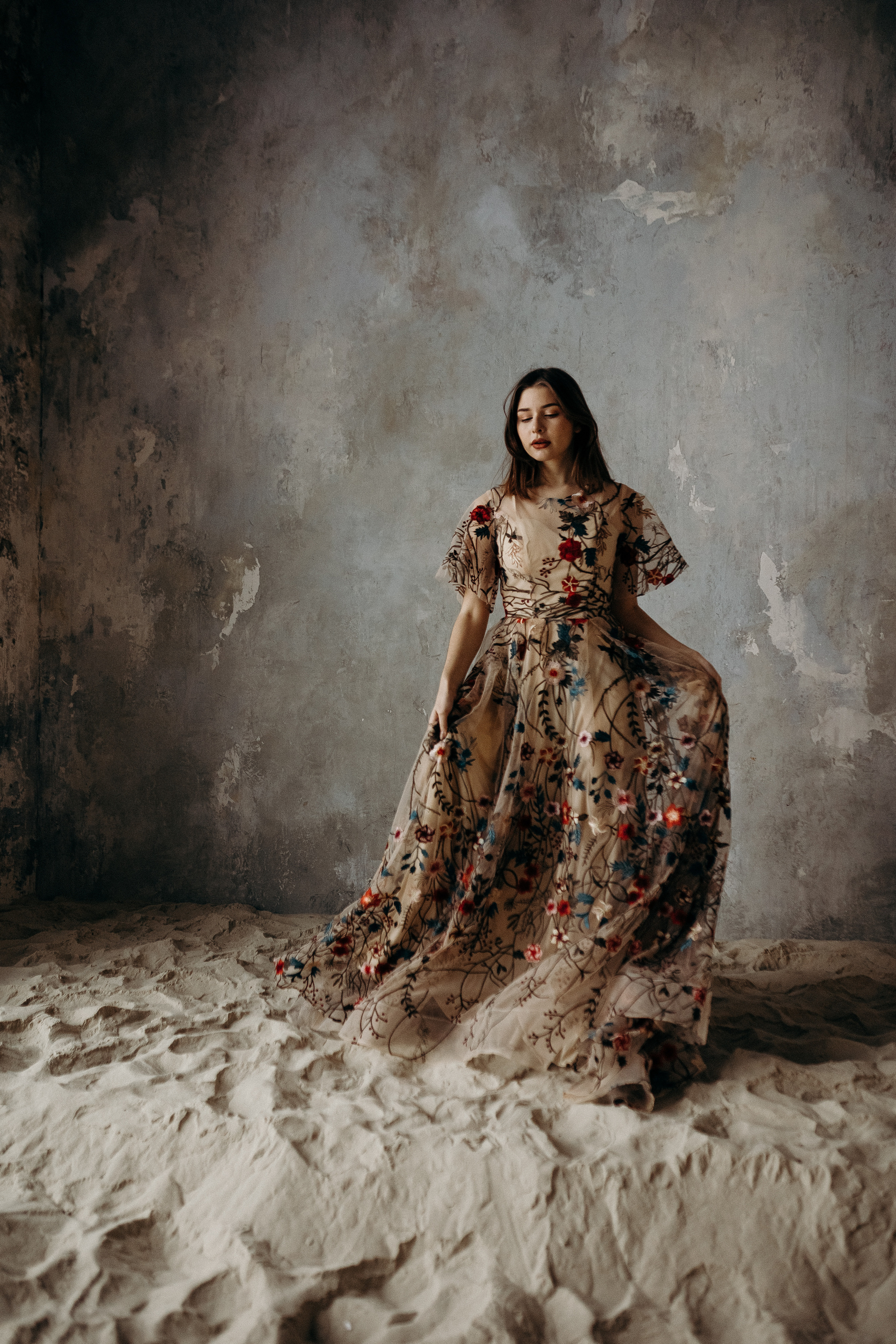 Съёмка в зале Песок. Семейный фотограф в Москве и Московской области Донкова Екатерина