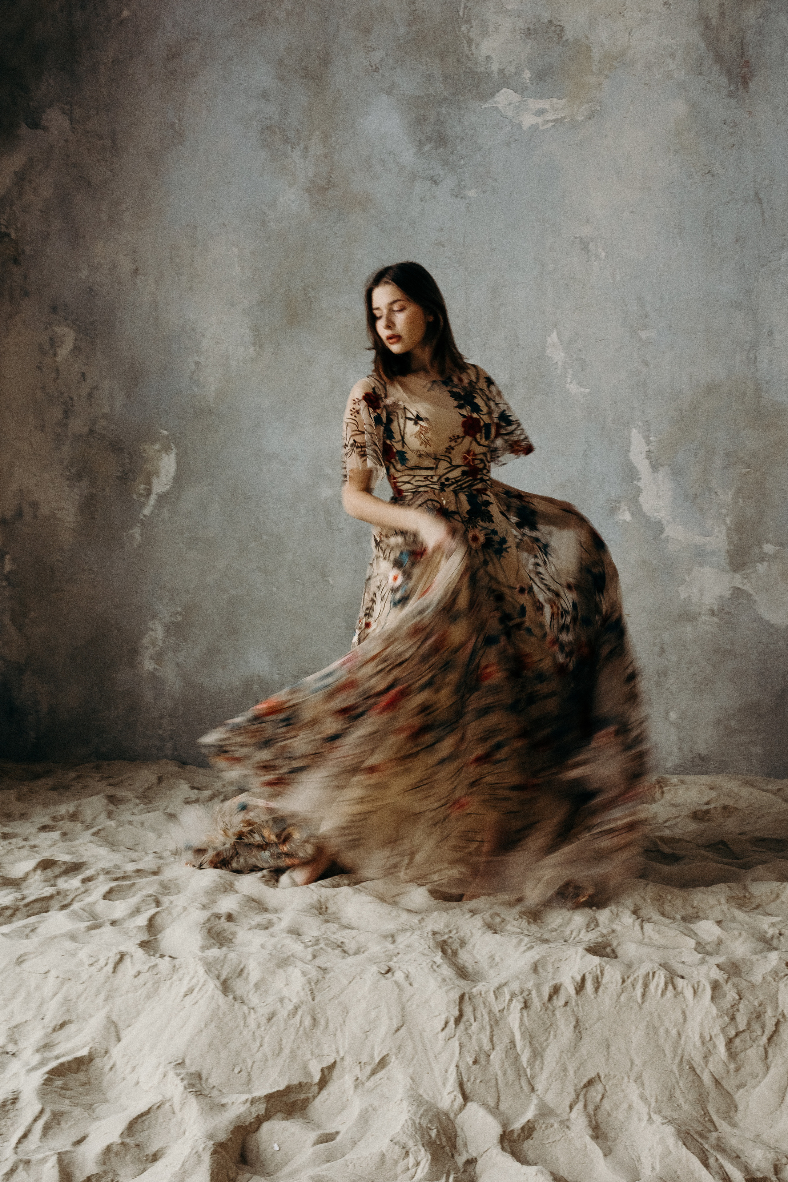 Съёмка в зале Песок. Семейный фотограф в Москве и Московской области Донкова Екатерина