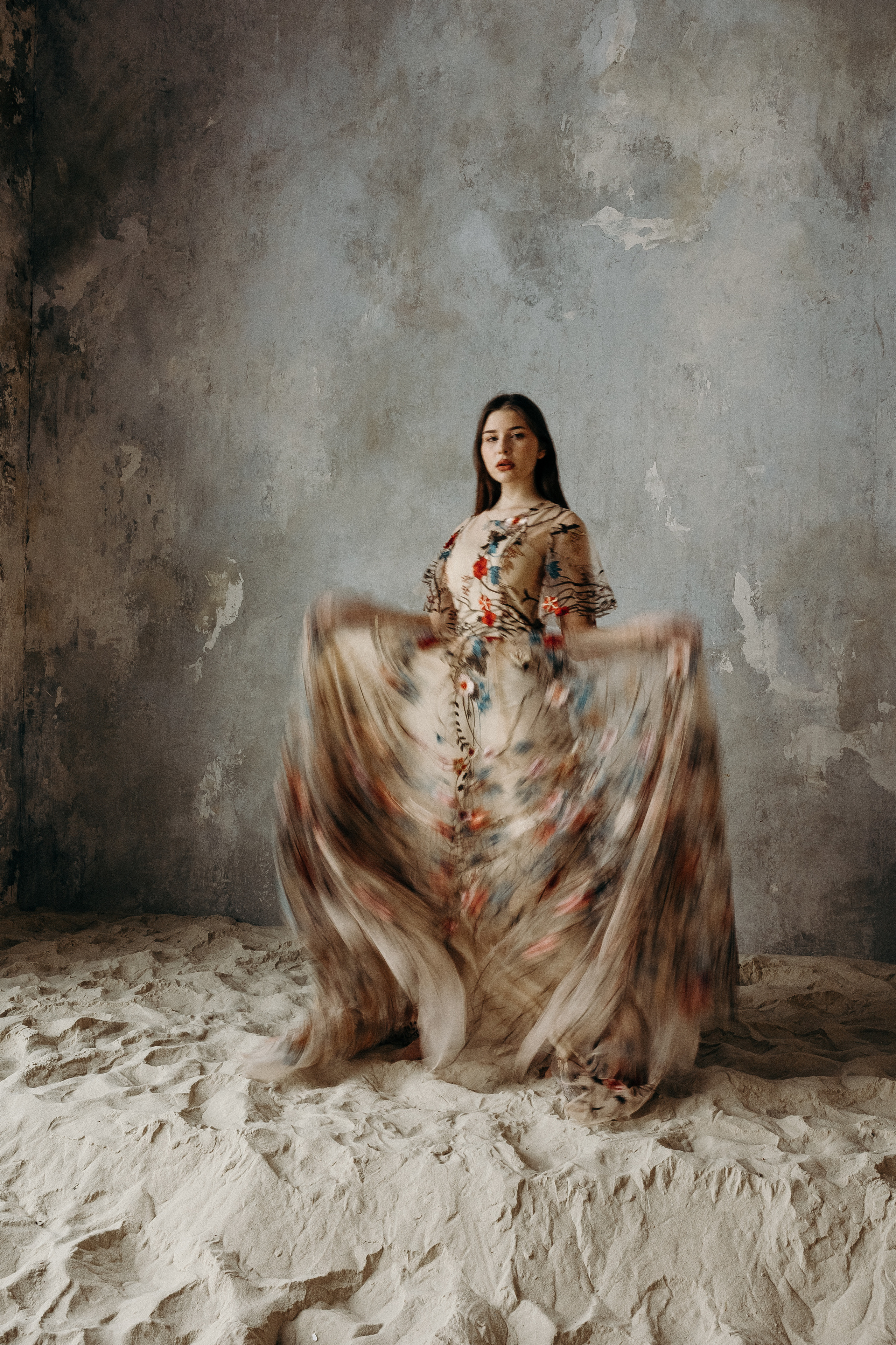 Съёмка в зале Песок. Семейный фотограф в Москве и Московской области Донкова Екатерина