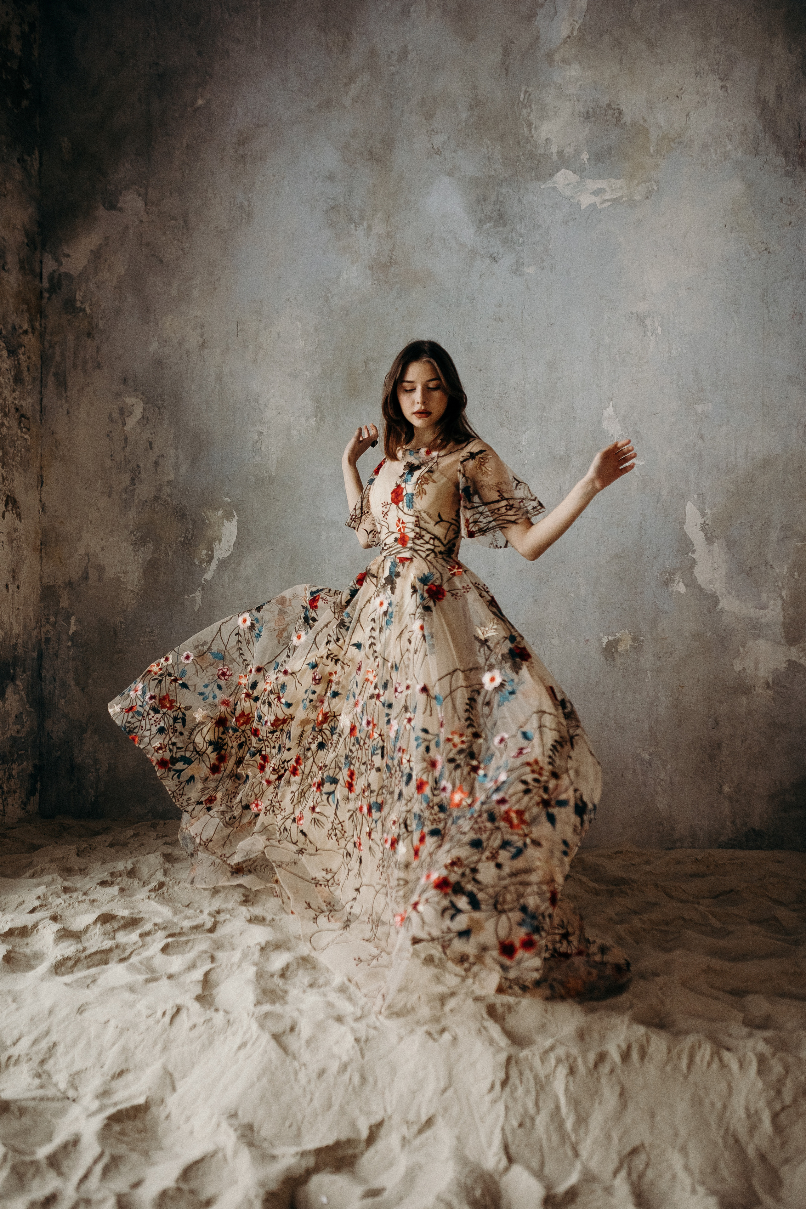 Съёмка в зале Песок. Семейный фотограф в Москве и Московской области Донкова Екатерина