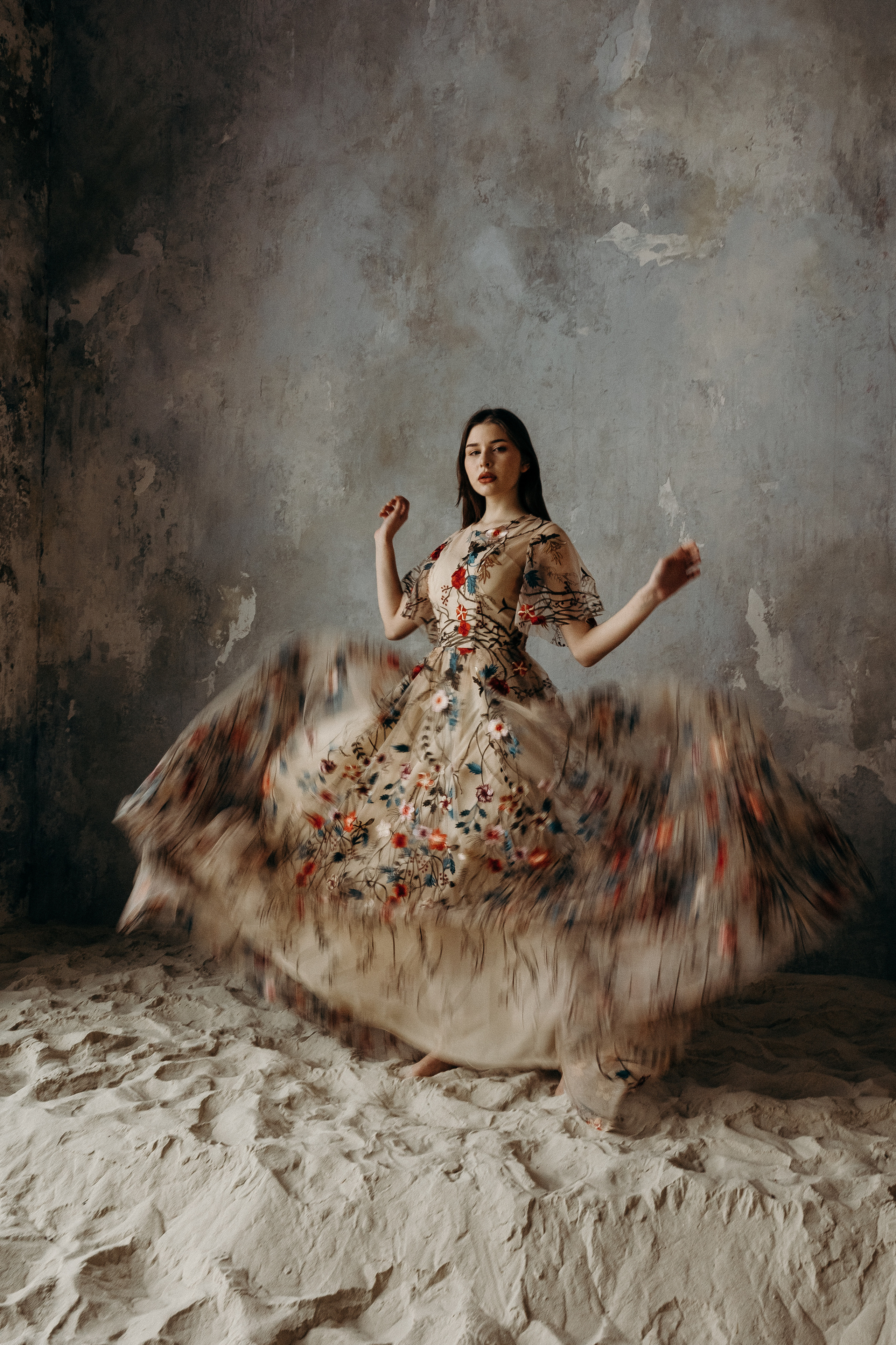 Съёмка в зале Песок. Семейный фотограф в Москве и Московской области Донкова Екатерина