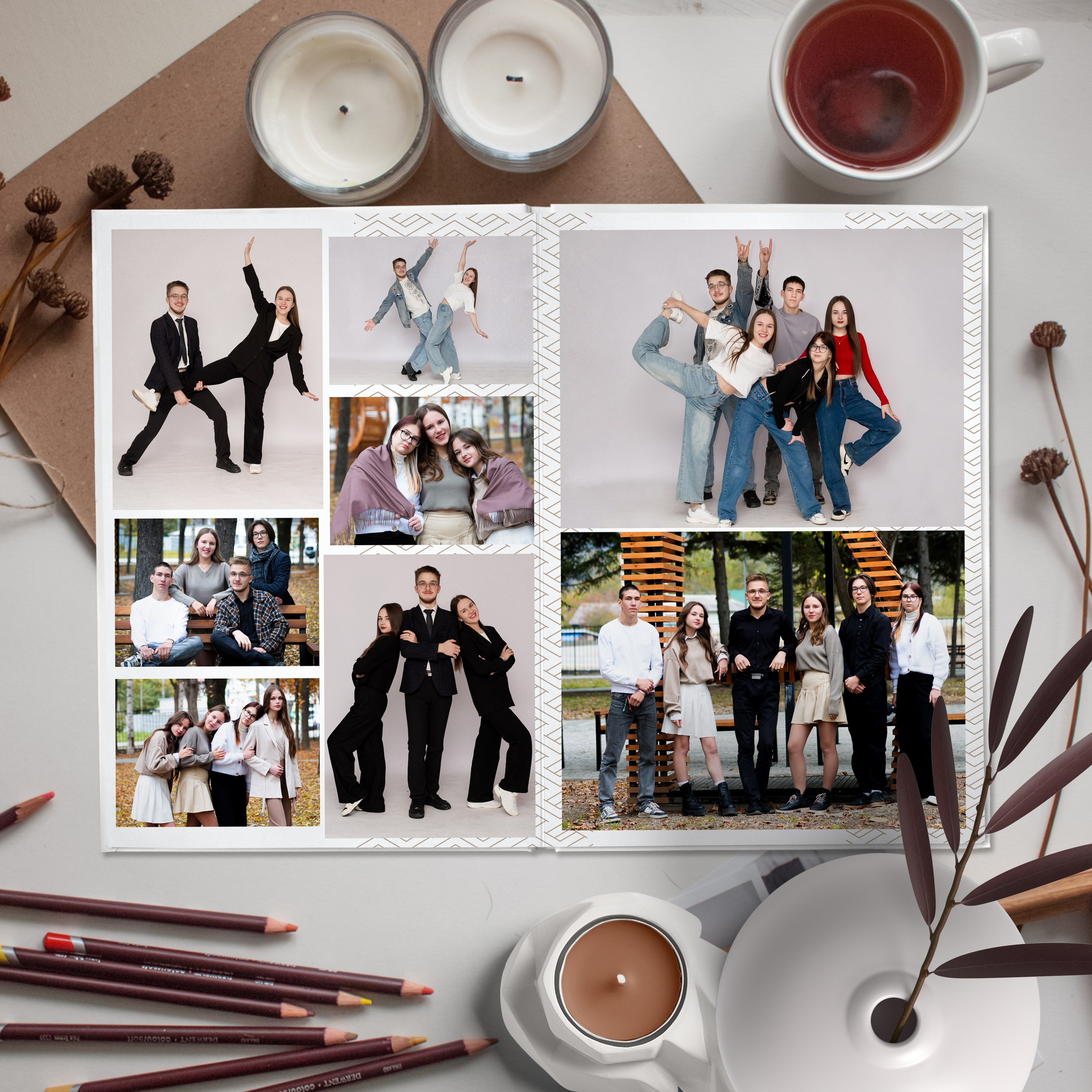 Альбом 5 разворотов Старшая Школа. Выпускные Альбомы и Фотосессии п. Кавалерово