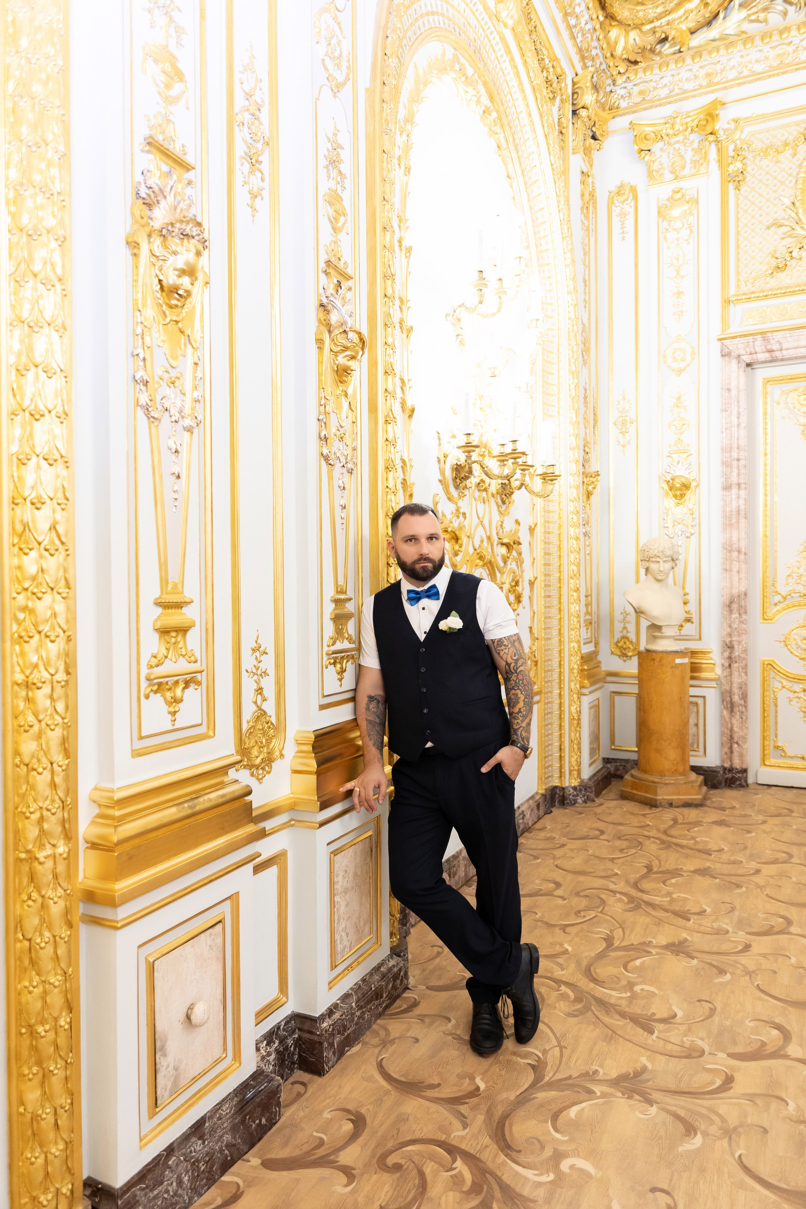 Свадебная фотосессия в Особняке Половцова. Семейный и свадебный фотограф в Санкт-Петербурге Татьяна Швыкова