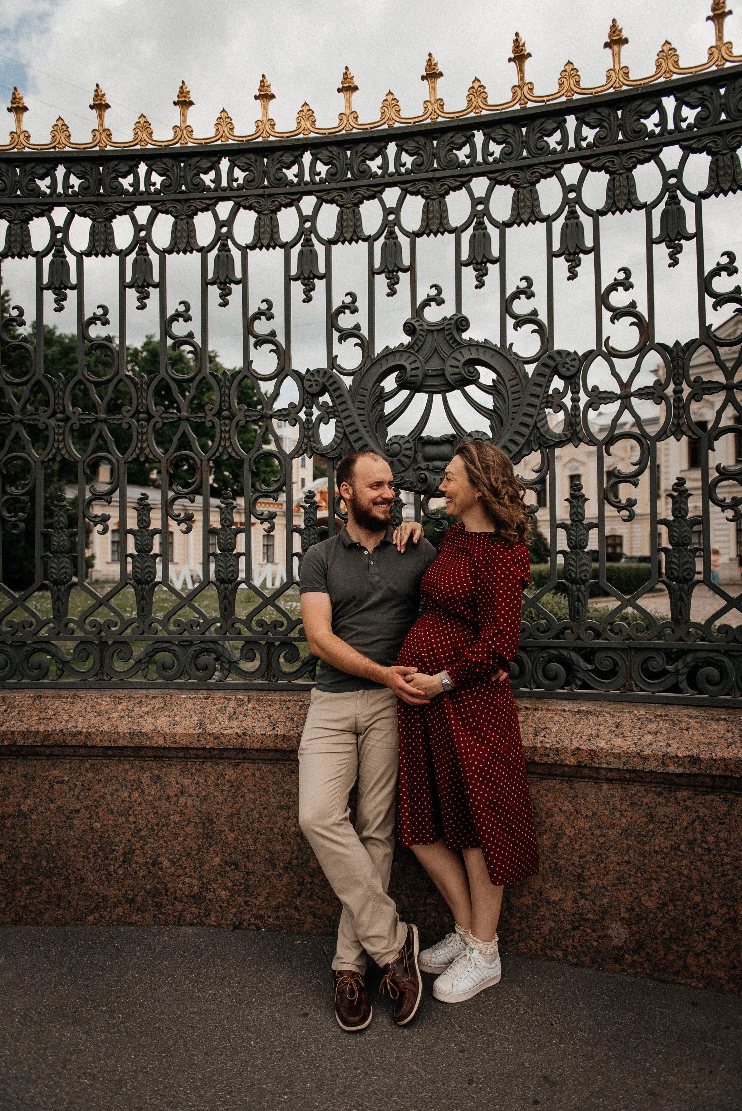 фотосессия беременности на улице