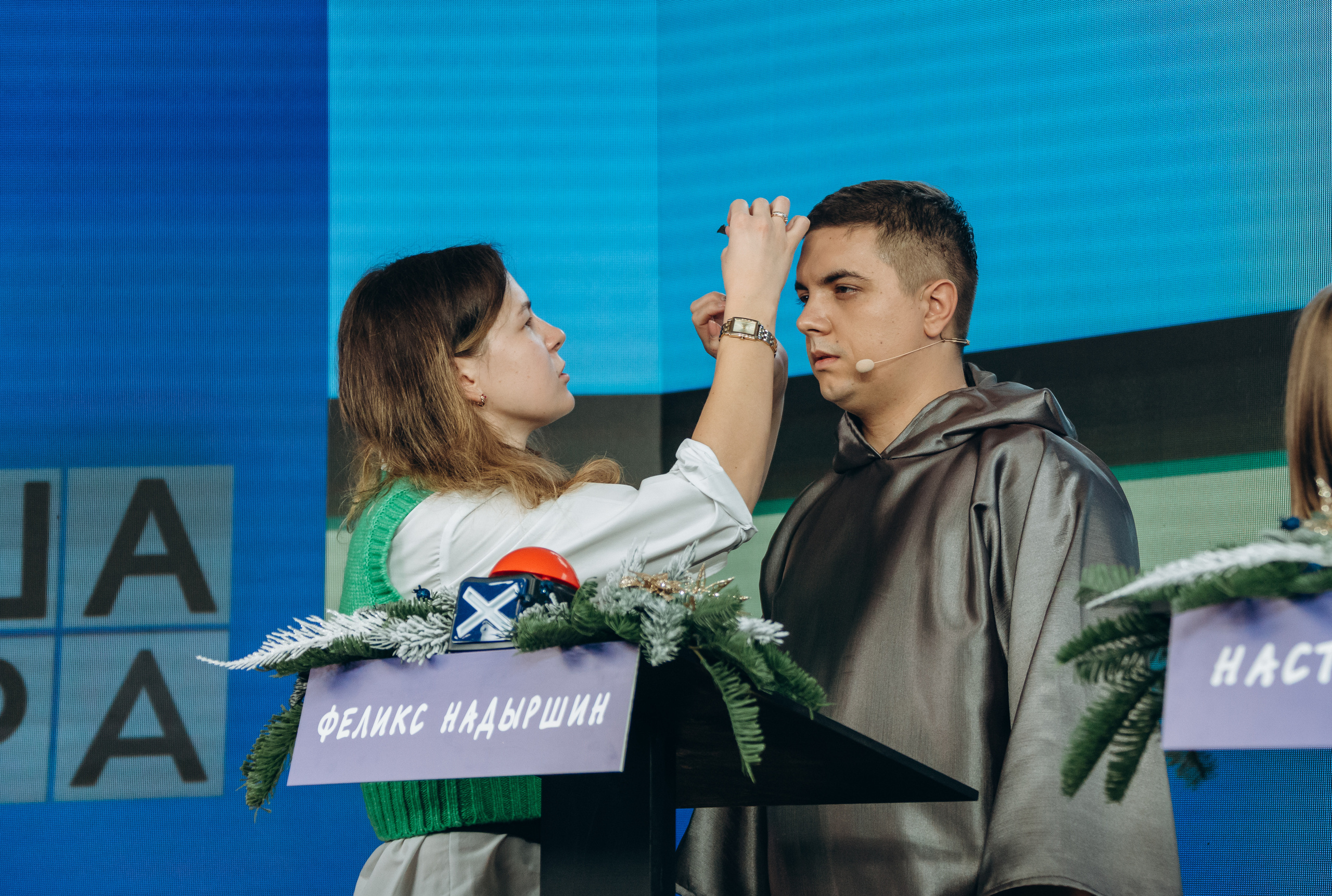 Съемка новогоднего шоу. Фотограф Виктория Дунаевская в Санкт Петербурге