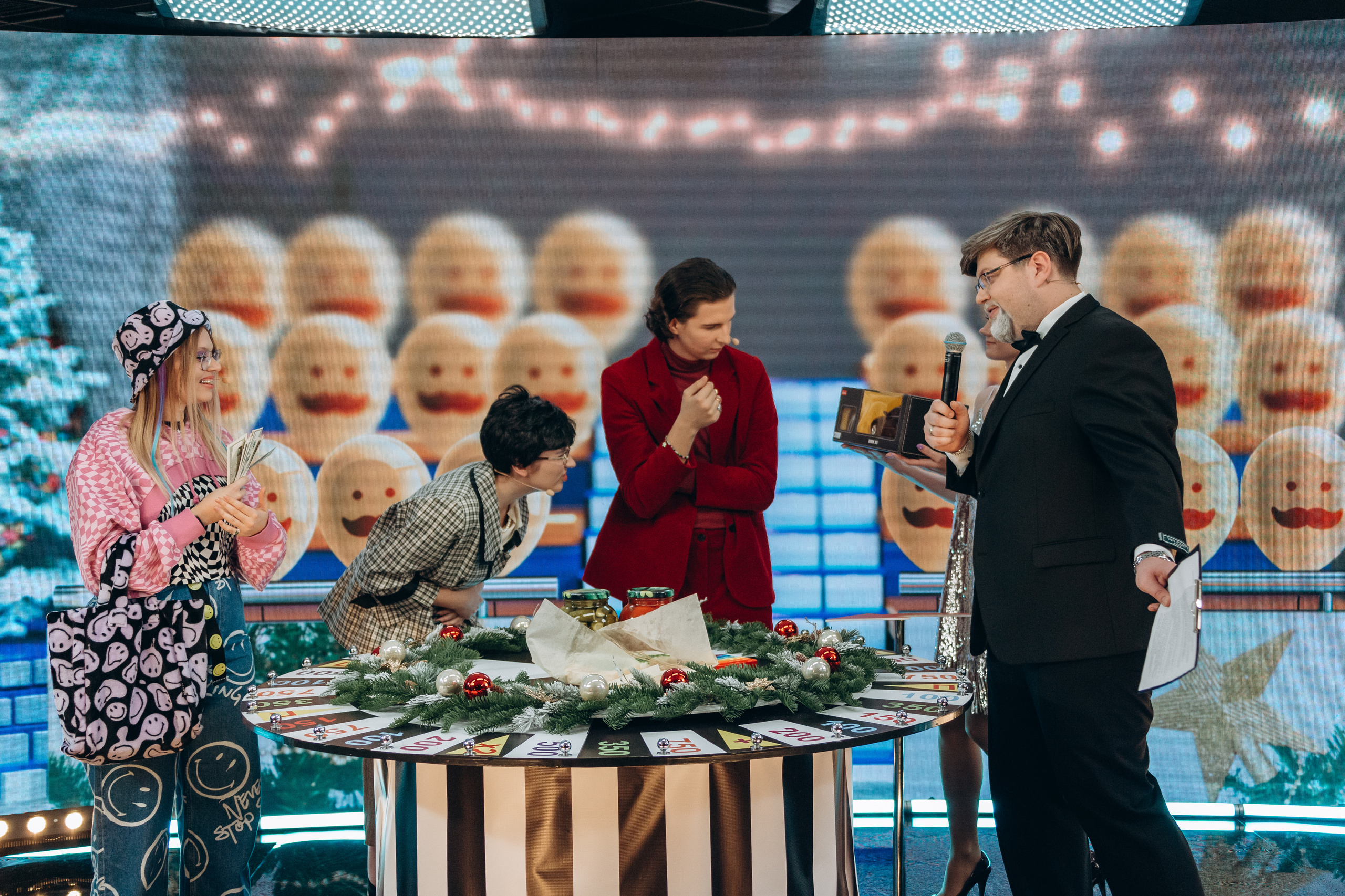 Съемка новогоднего шоу. Фотограф Виктория Дунаевская в Санкт Петербурге