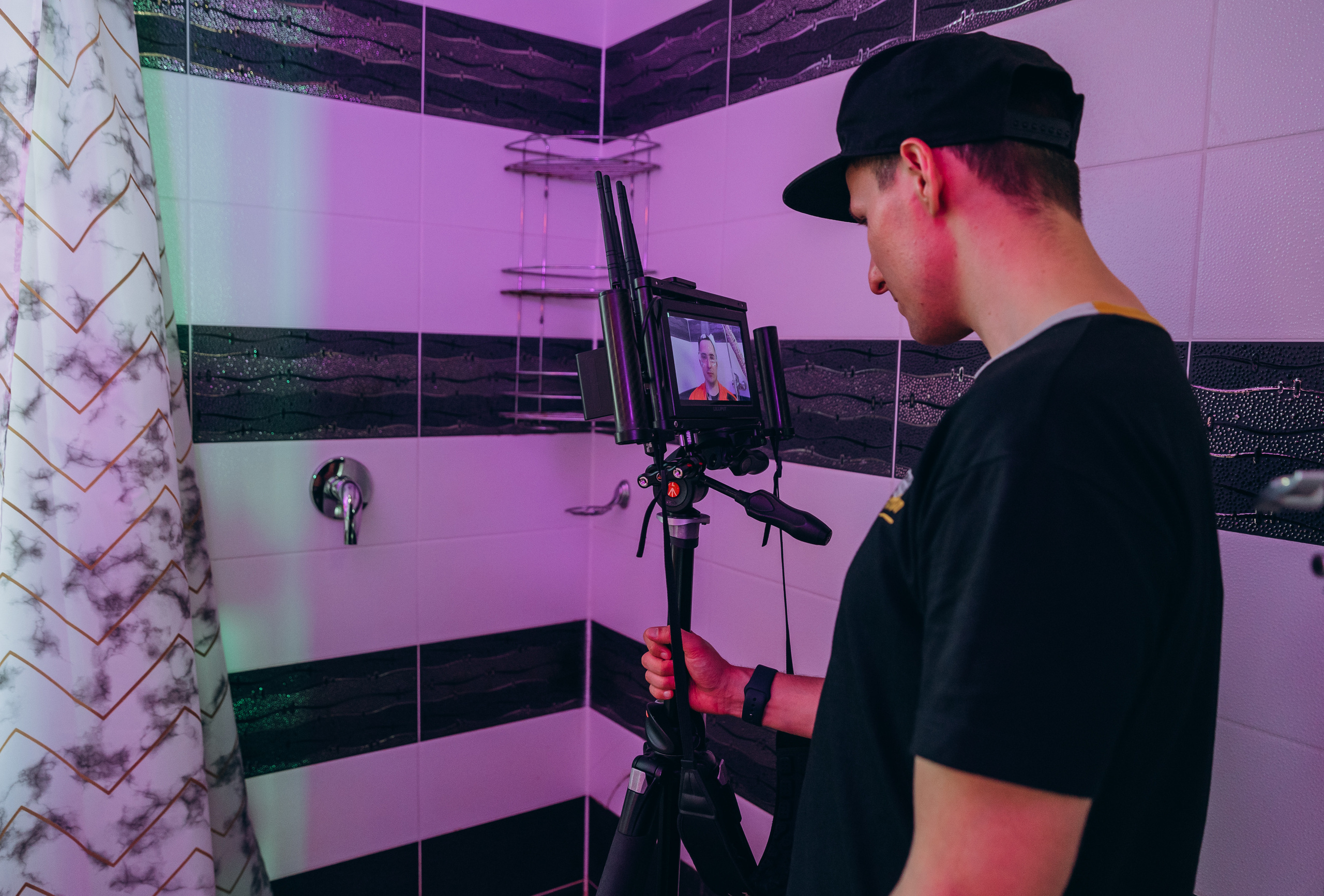 Съемка клипа. Фотограф Виктория Дунаевская в Санкт Петербурге