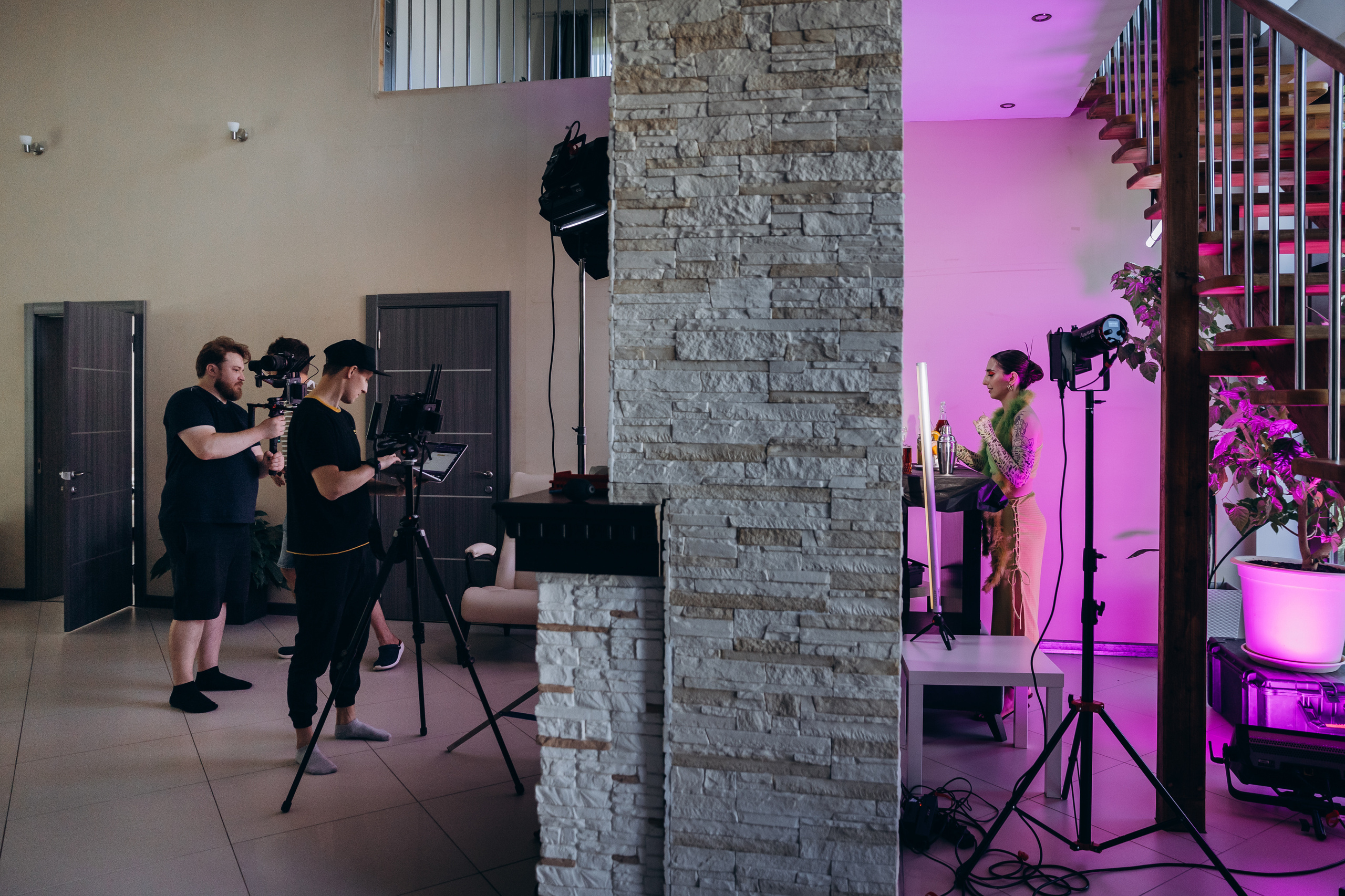 Съемка клипа. Фотограф Виктория Дунаевская в Санкт Петербурге